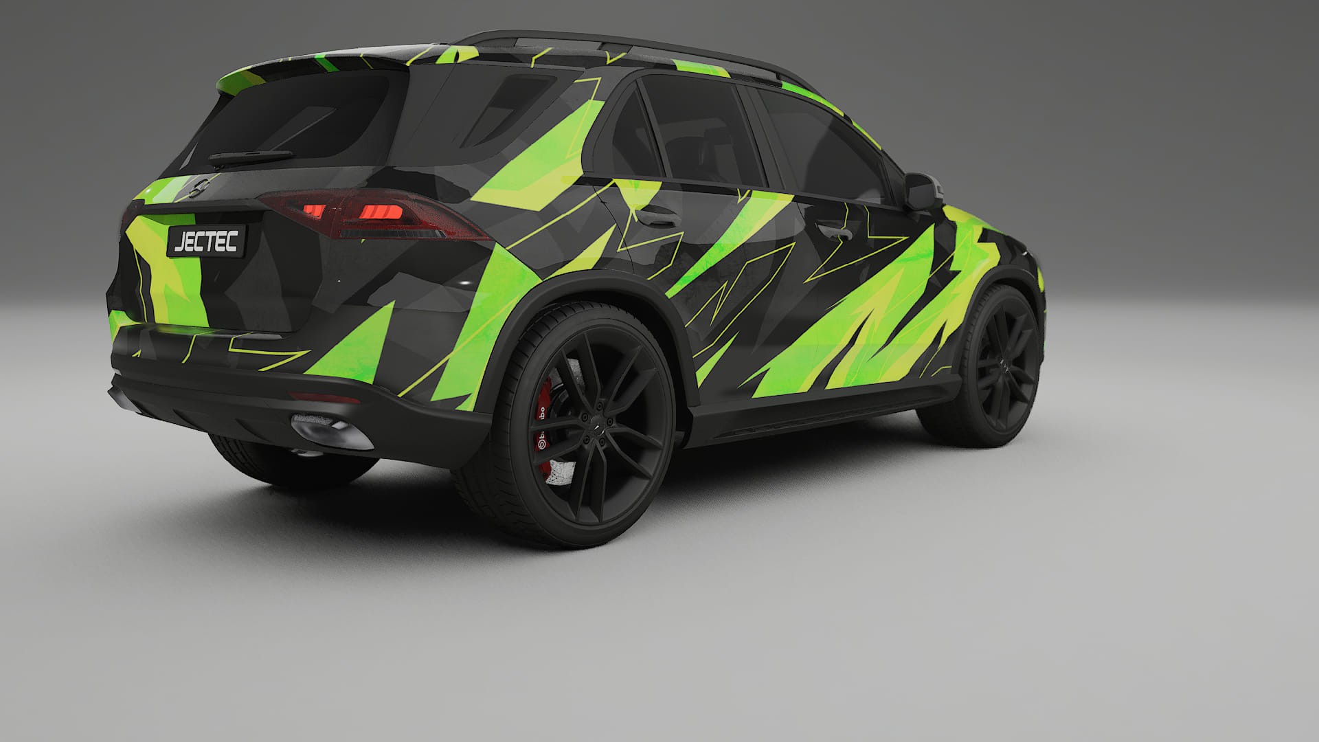 Mercedes GLE W167 NINJA TURTLES – Design-Wrap PPF-Kit aus bedruckbarer Polyurethanfolie