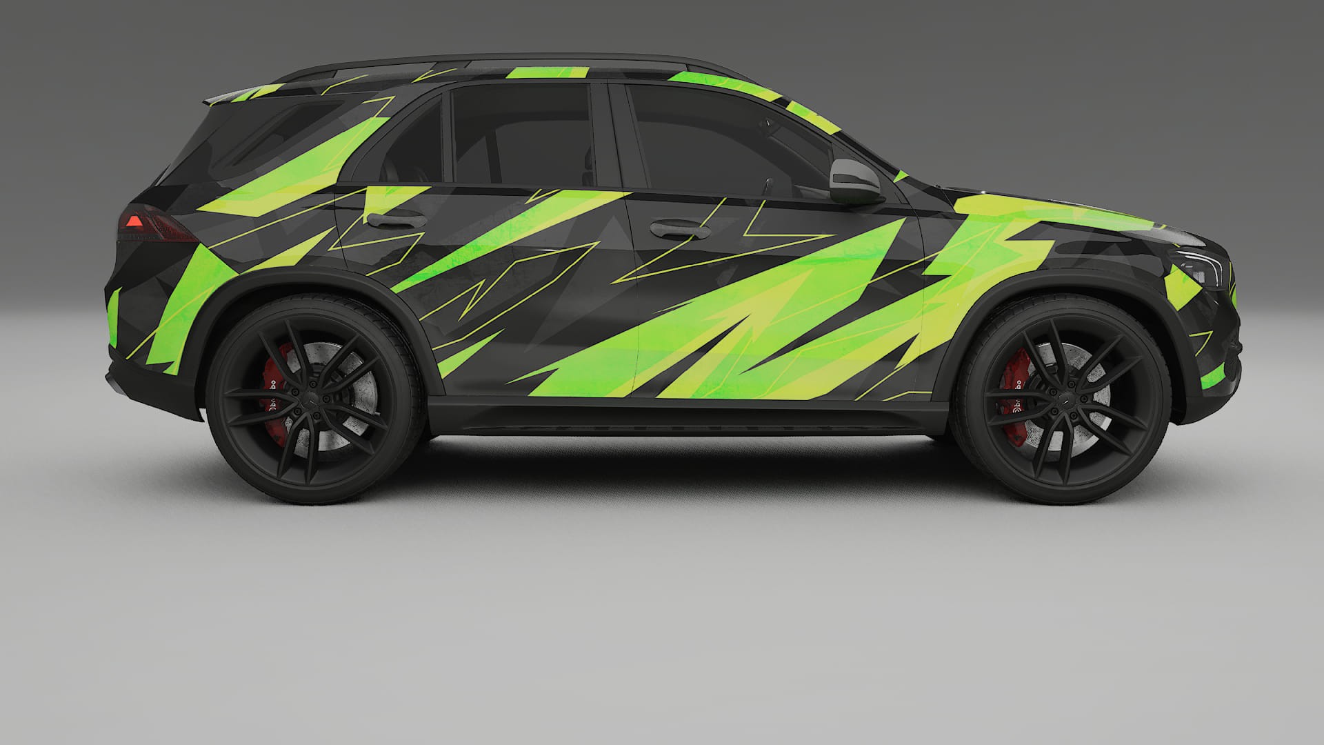 Mercedes GLE W167 NINJA TURTLES Designed Wrap PPF Kit – Printable Polyurethane Film