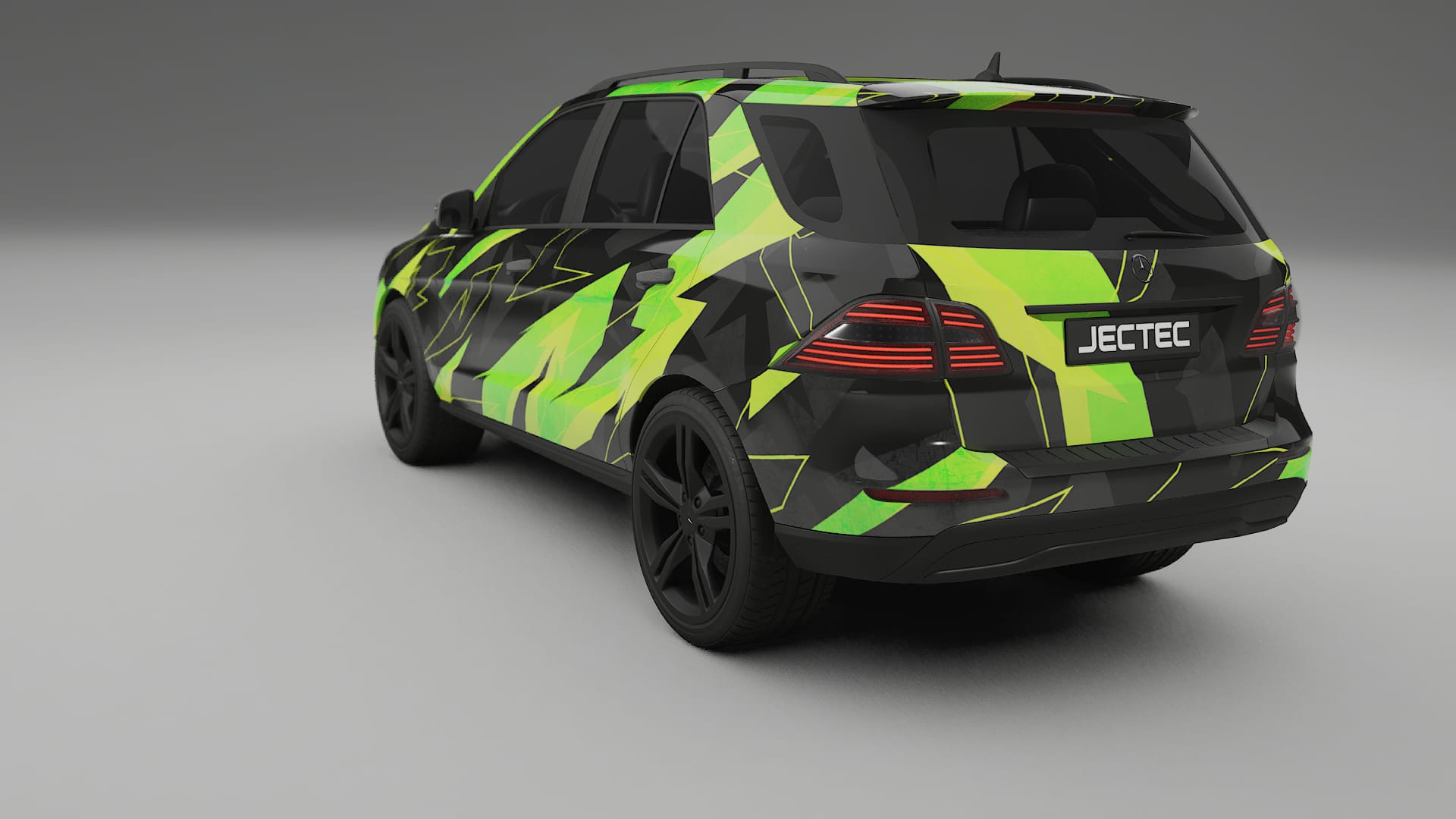 Mercedes M-class W166 NINJA TURTLES – Design-Wrap PPF-Kit aus bedruckbarer Polyurethanfolie
