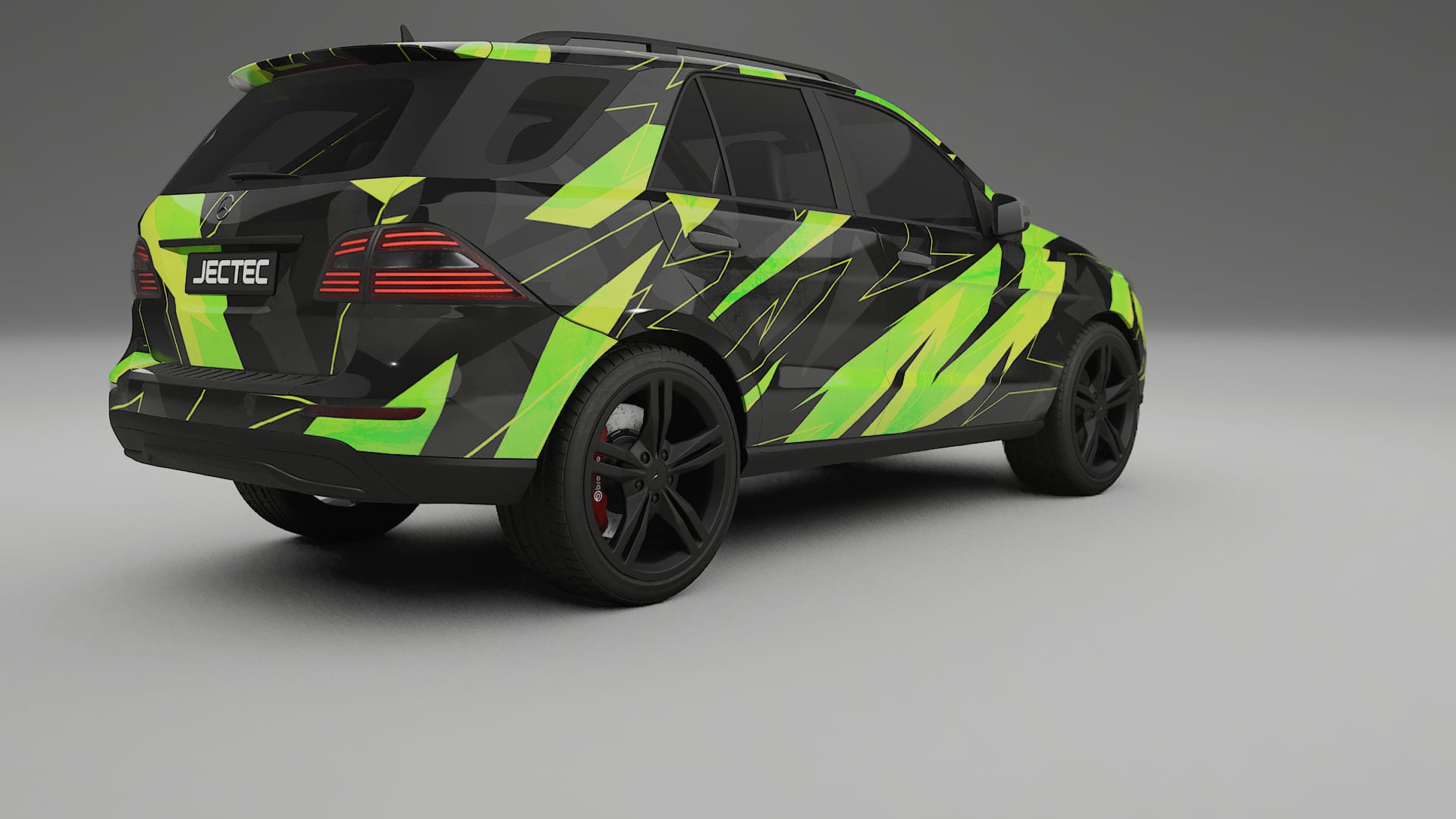 Mercedes M-class W166 NINJA TURTLES – Design-Wrap PPF-Kit aus bedruckbarer Polyurethanfolie