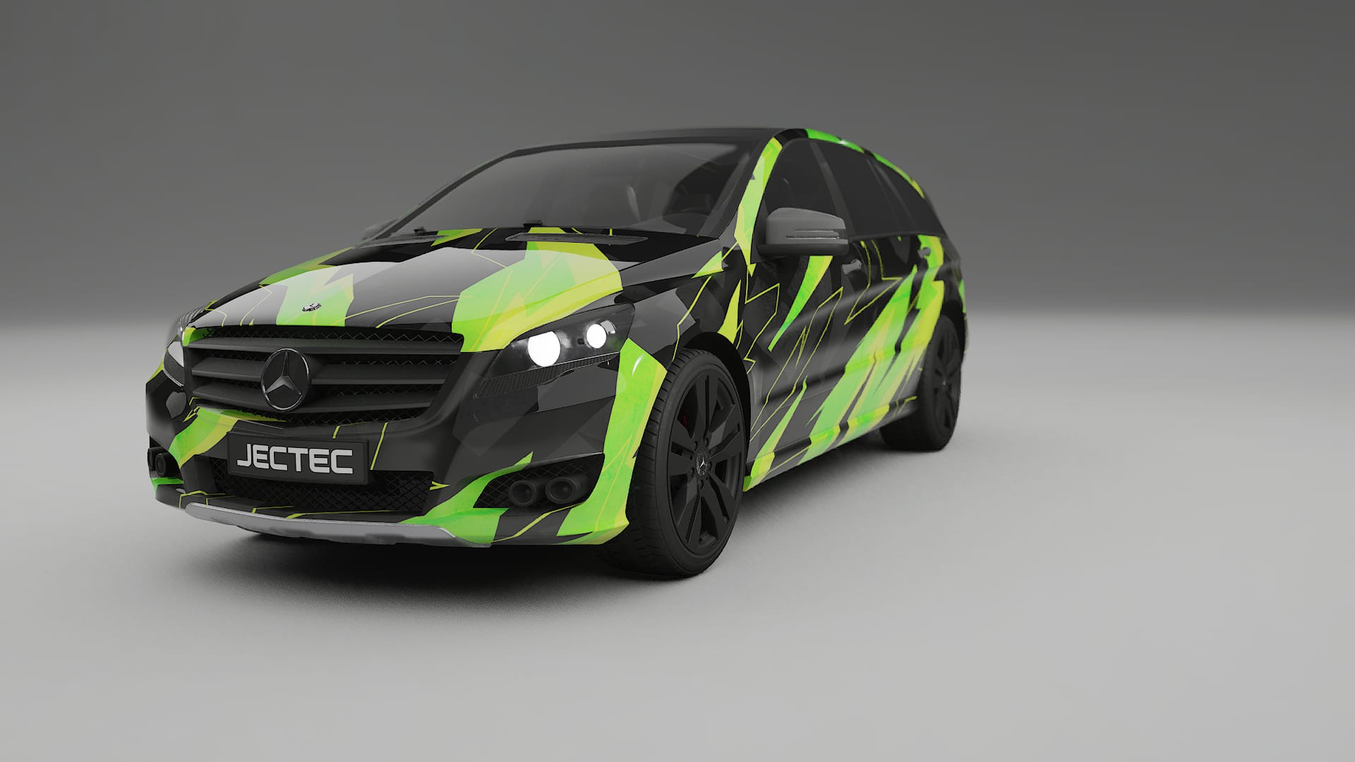 Mercedes R-class W251 facelift LCI NINJA TURTLES Designed Wrap PPF Kit – Printable Polyurethane Film