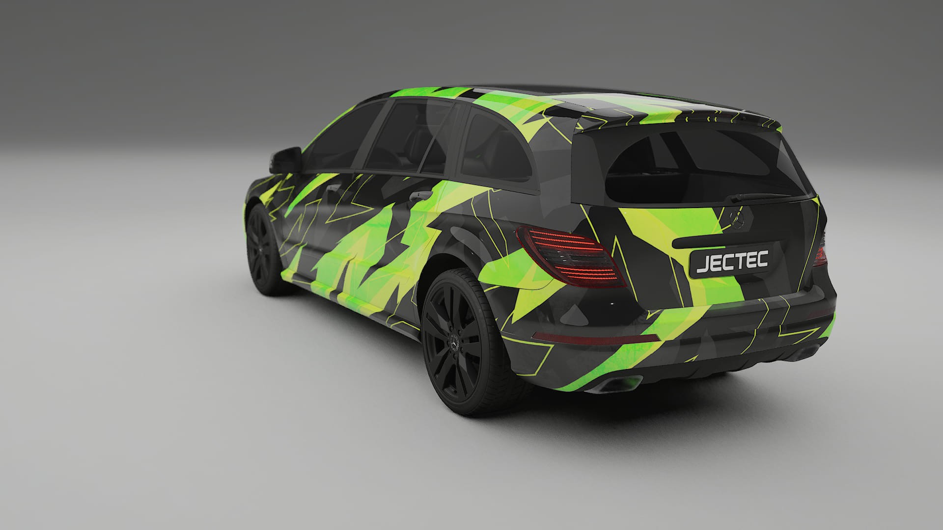Mercedes R-class W251 facelift LCI NINJA TURTLES Designed Wrap PPF Kit – Printable Polyurethane Film