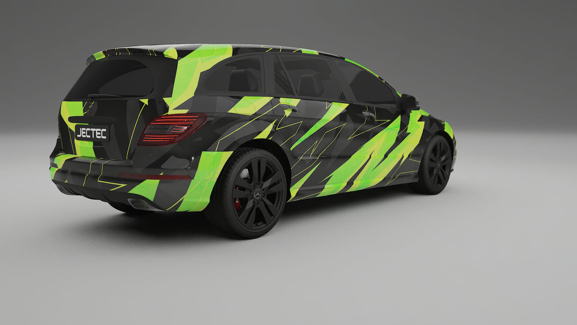 Mercedes R-class W251 facelift LCI NINJA TURTLES – Design-Wrap PPF-Kit aus bedruckbarer Polyurethanfolie