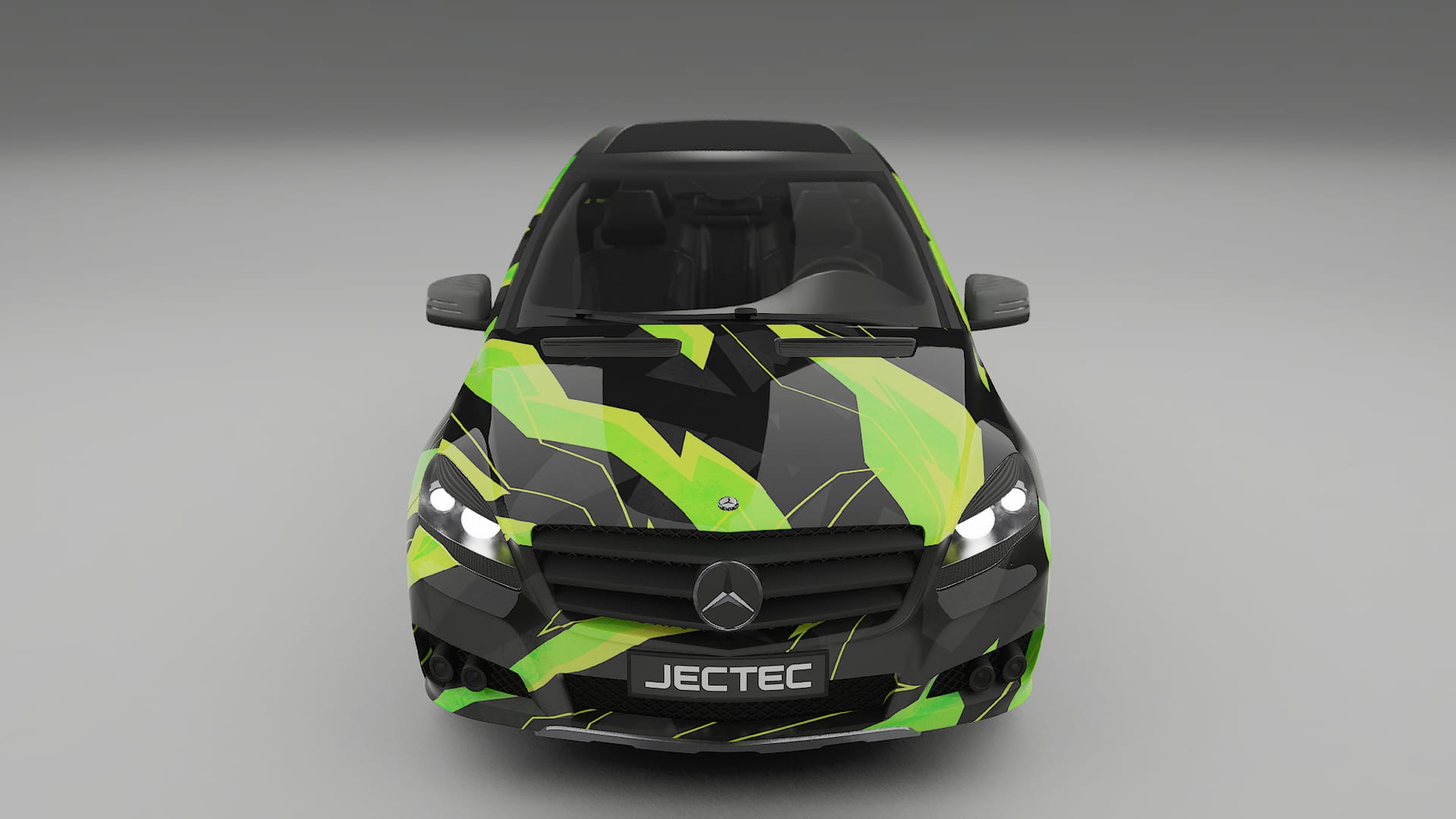 Mercedes R-class W251 facelift LCI NINJA TURTLES Designed Wrap PPF Kit – Printable Polyurethane Film