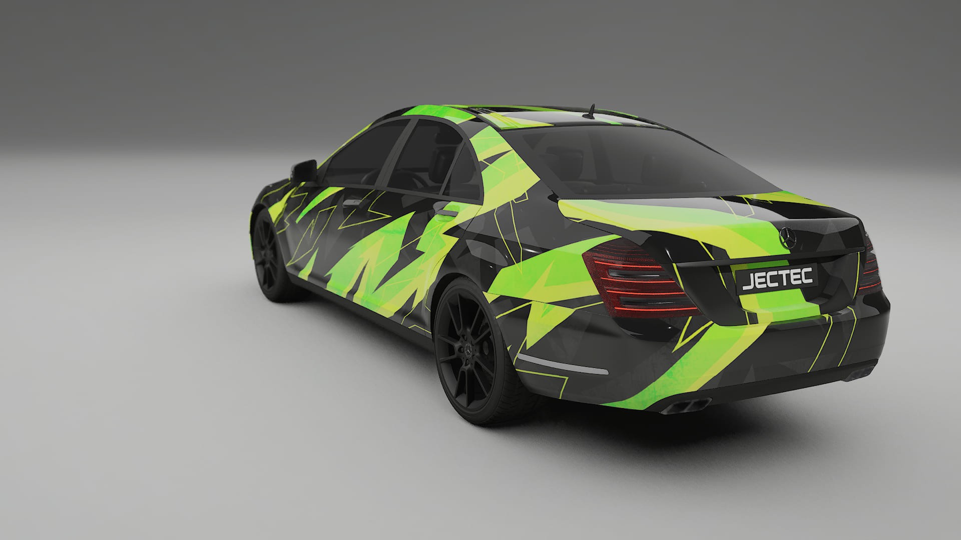 Mercedes S-class W221 facelift LCI NINJA TURTLES Designed Wrap PPF Kit – Printable Polyurethane Film