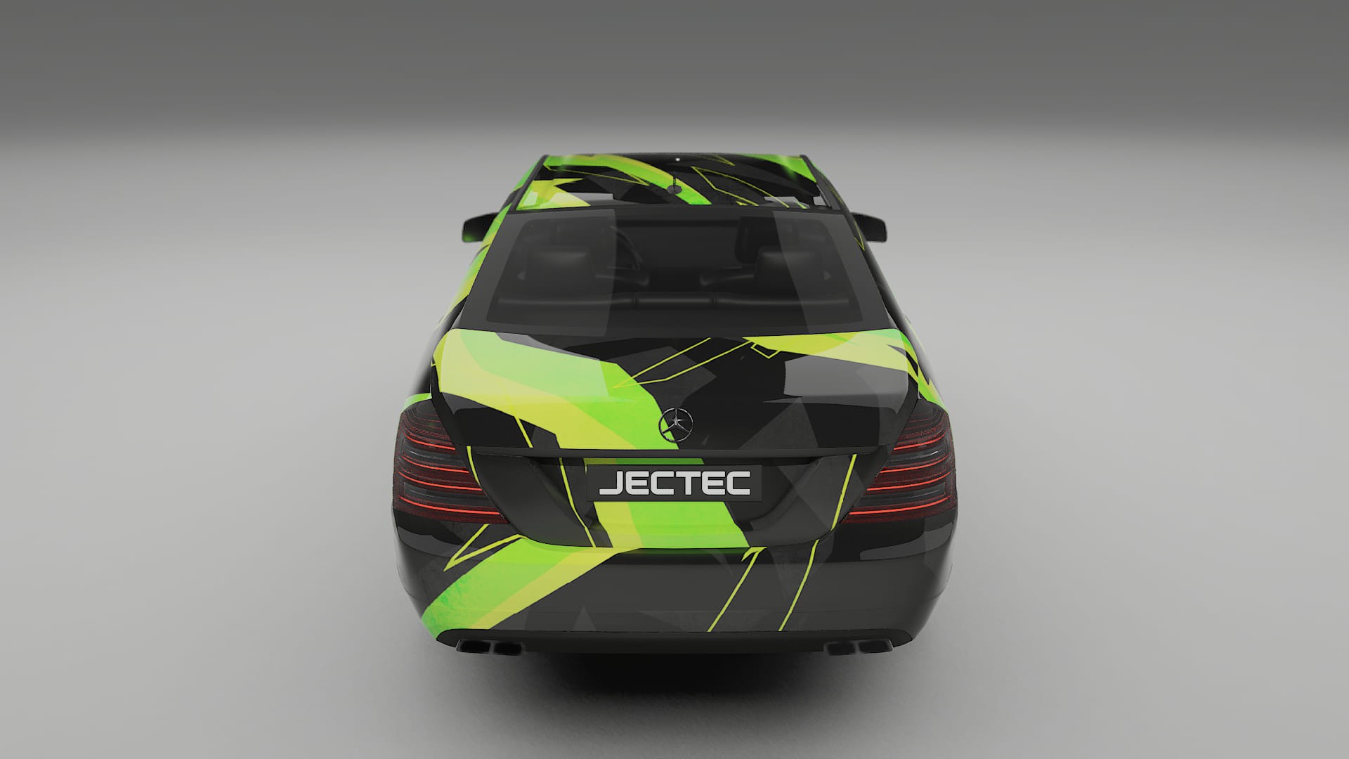 Mercedes S-class W221 facelift LCI NINJA TURTLES Designed Wrap PPF Kit – Printable Polyurethane Film