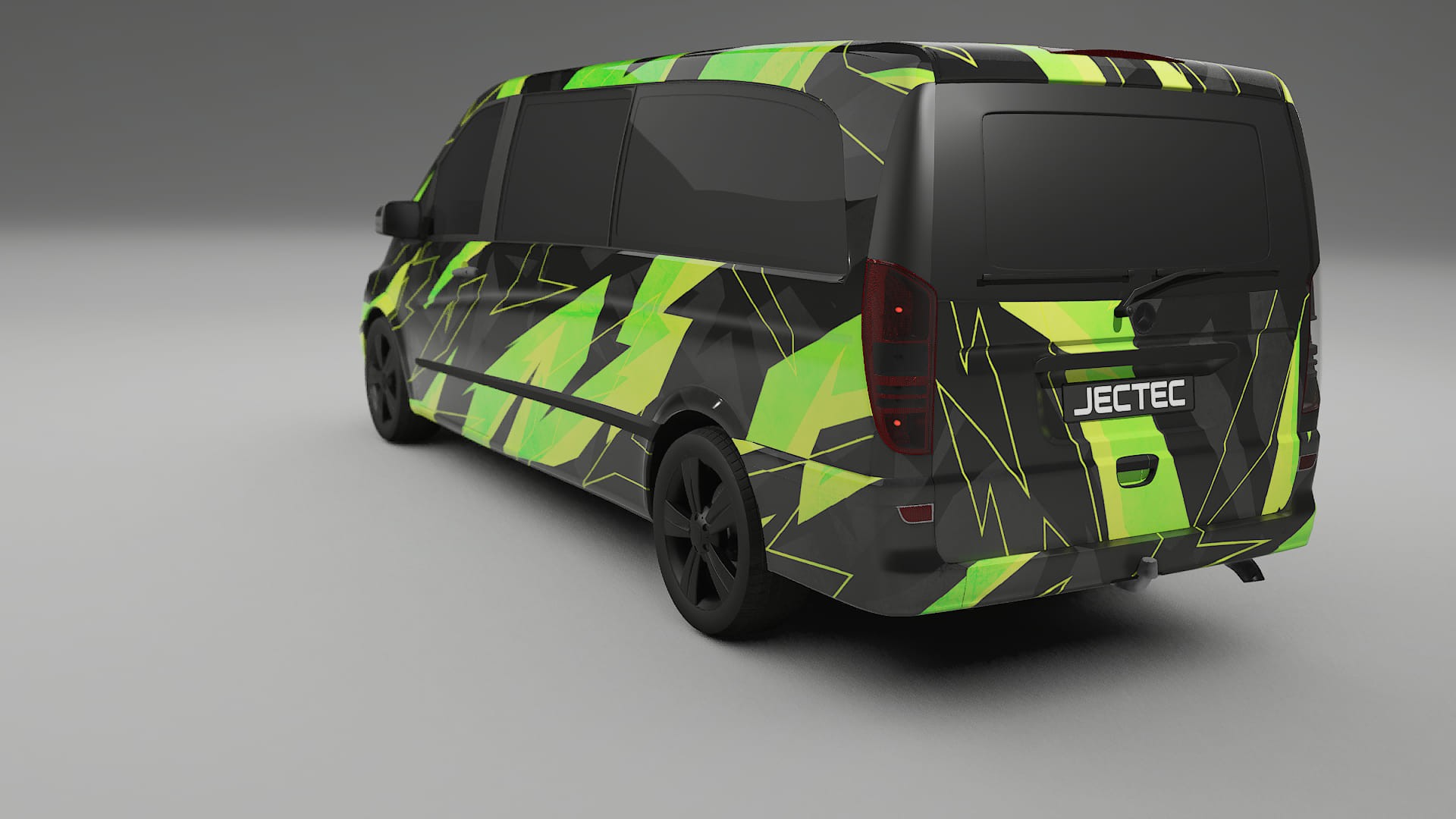 Mercedes Viano Extralong W439 Facelift LCI NINJA TURTLES Designed Wrap PPF Kit – Printable Polyurethane Film
