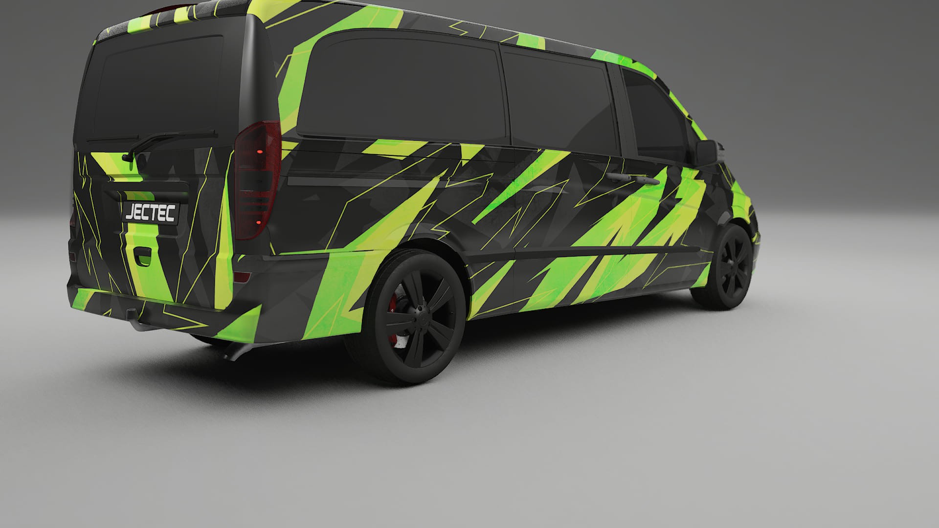 Mercedes Viano Extralong W439 Facelift LCI NINJA TURTLES – Design-Wrap PPF-Kit aus bedruckbarer Polyurethanfolie