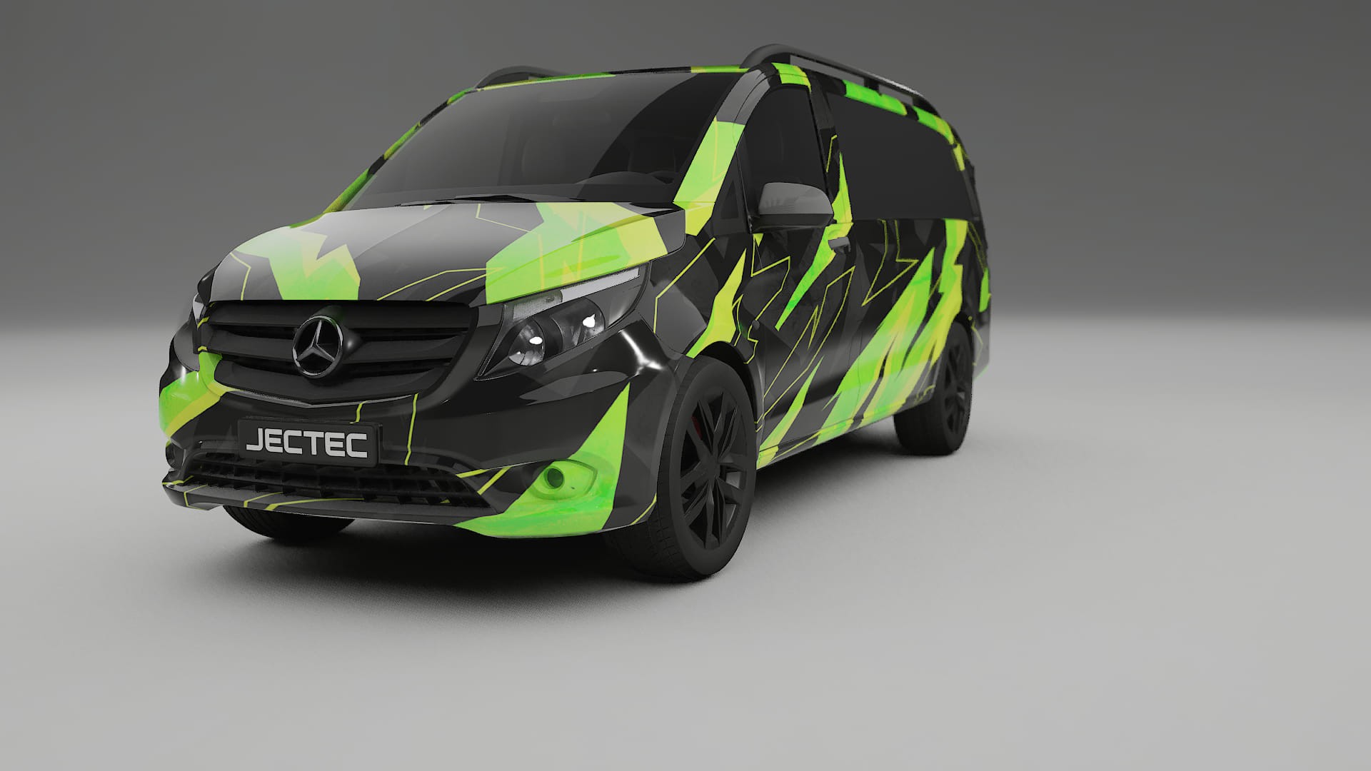 Mercedes Vito Short W447 prefacelift pre-LCI NINJA TURTLES Designed Wrap PPF Kit – Printable Polyurethane Film