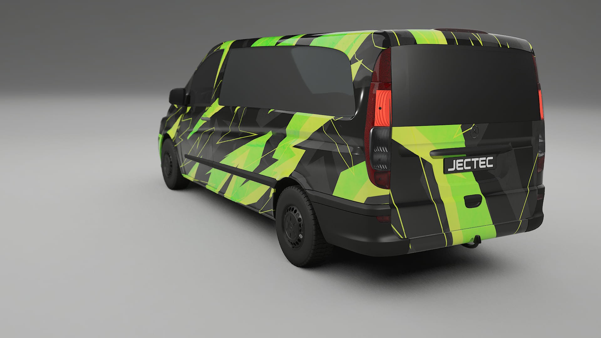 Mercedes Vito Short W639 facelift LCI NINJA TURTLES Designed Wrap PPF Kit – Printable Polyurethane Film