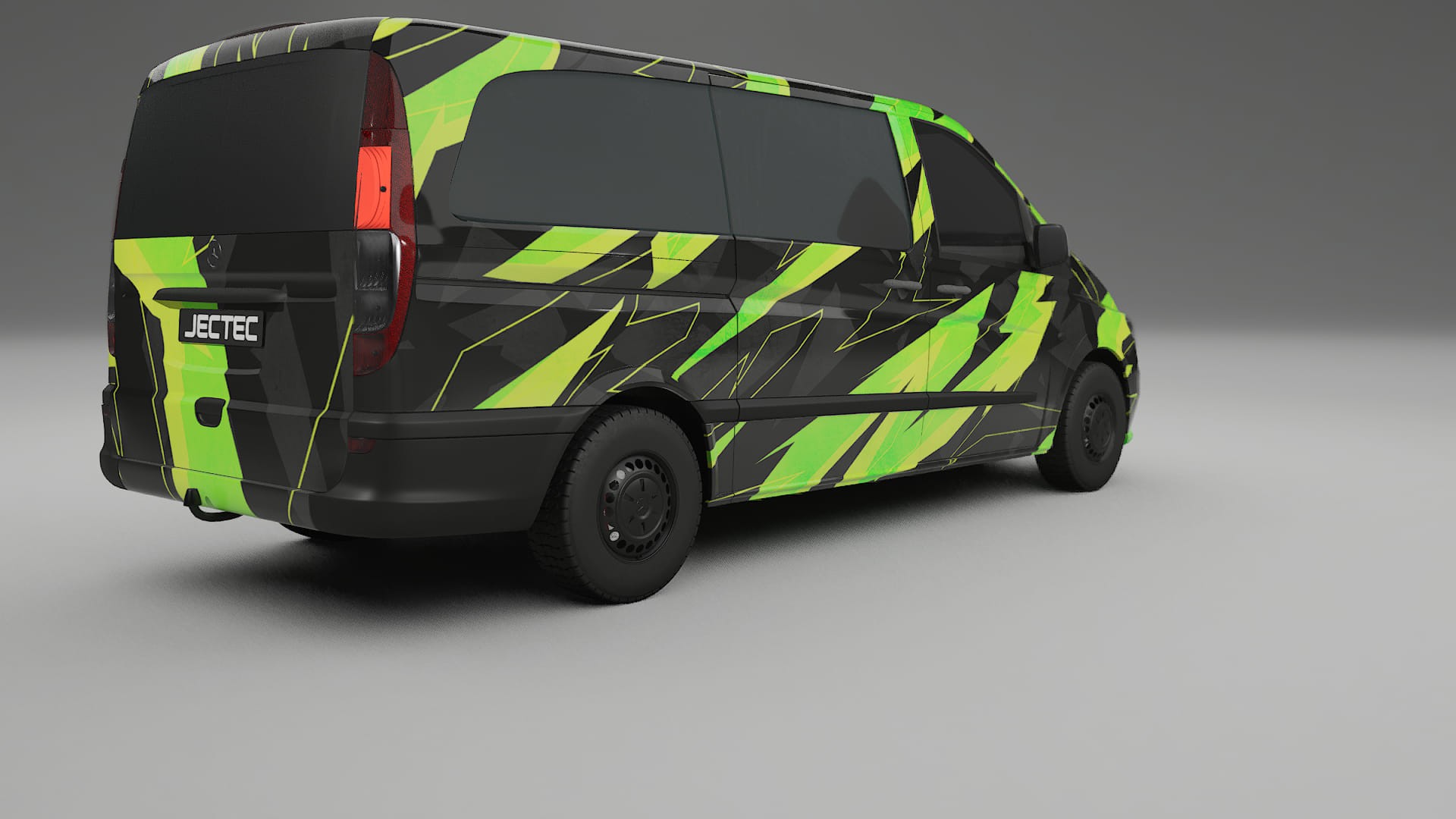 Mercedes Vito Short W639 facelift LCI NINJA TURTLES – Design-Wrap PPF-Kit aus bedruckbarer Polyurethanfolie