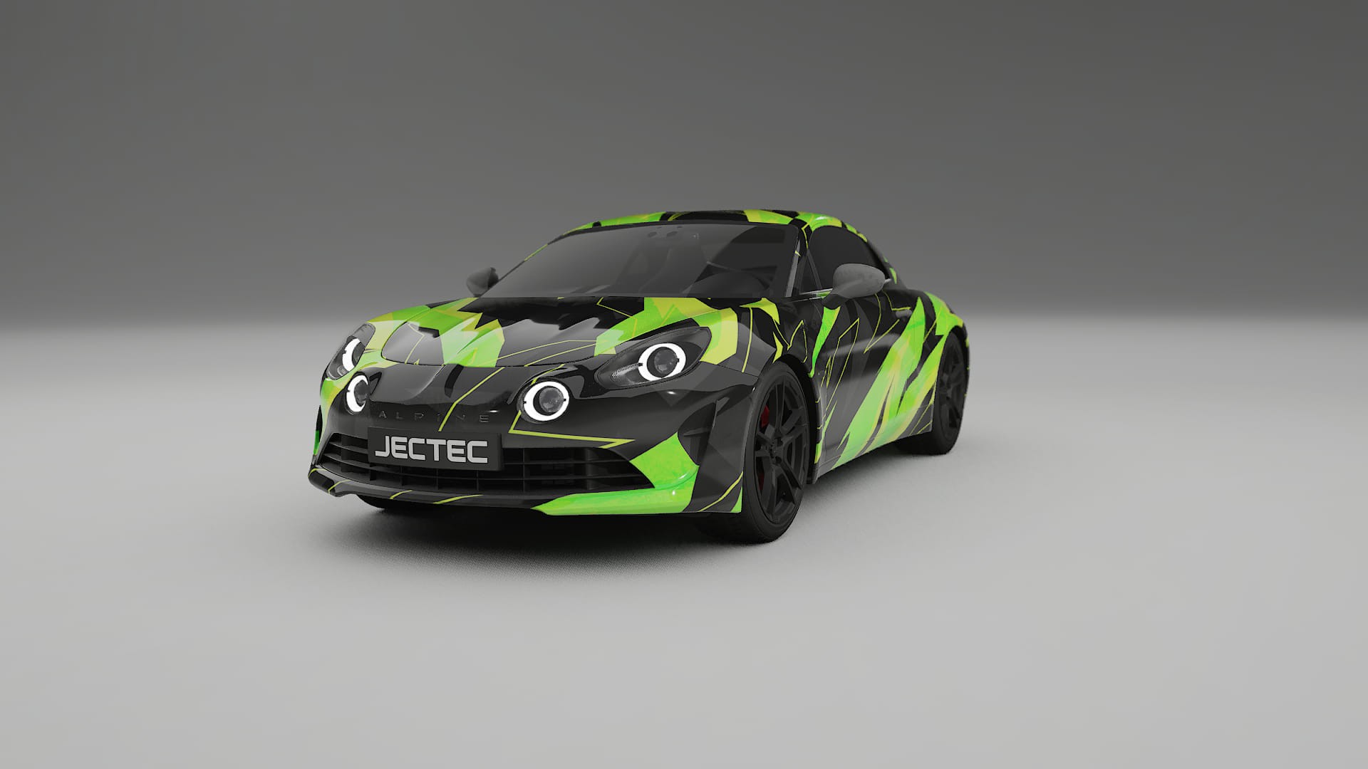 Renault Alpine A110 NINJA TURTLES Designed Wrap PPF Kit – Printable Polyurethane Film