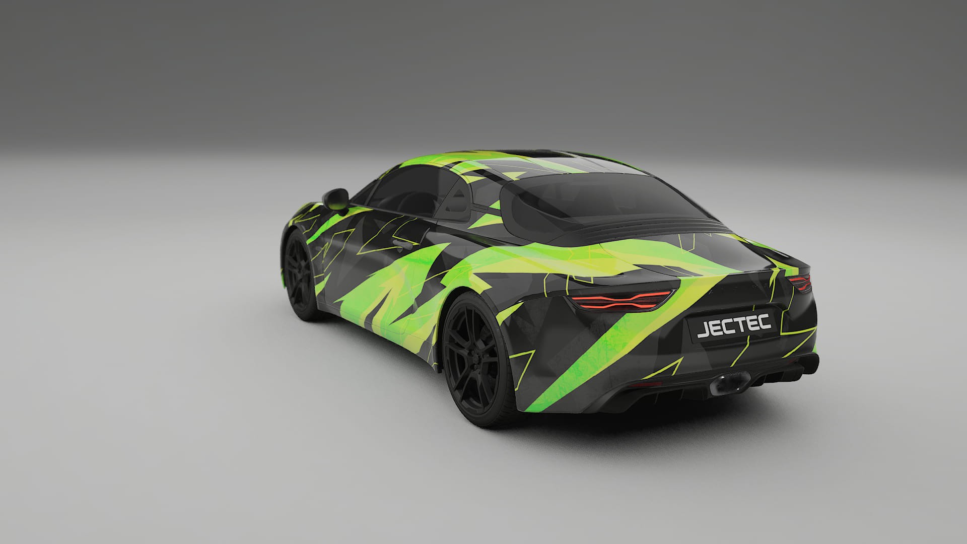 Renault Alpine A110 NINJA TURTLES – Design-Wrap PPF-Kit aus bedruckbarer Polyurethanfolie