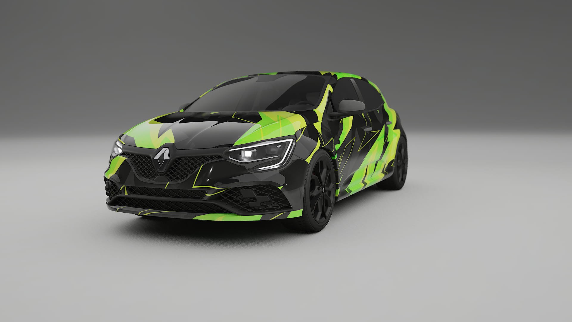 Renault Megane RS IV NINJA TURTLES Designed Wrap PPF Kit – Printable Polyurethane Film