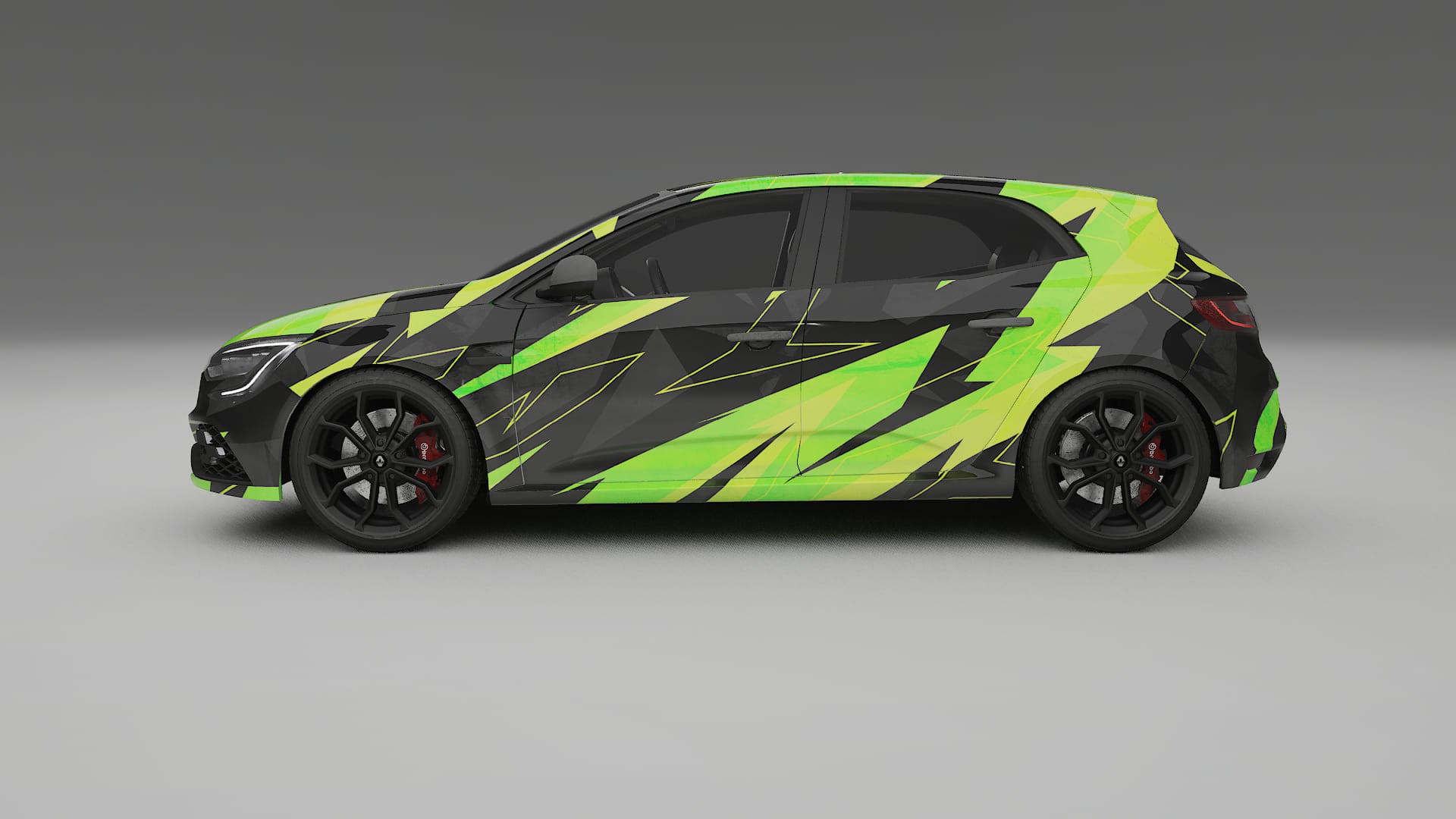 Renault Megane RS IV NINJA TURTLES Designed Wrap PPF Kit – Printable Polyurethane Film