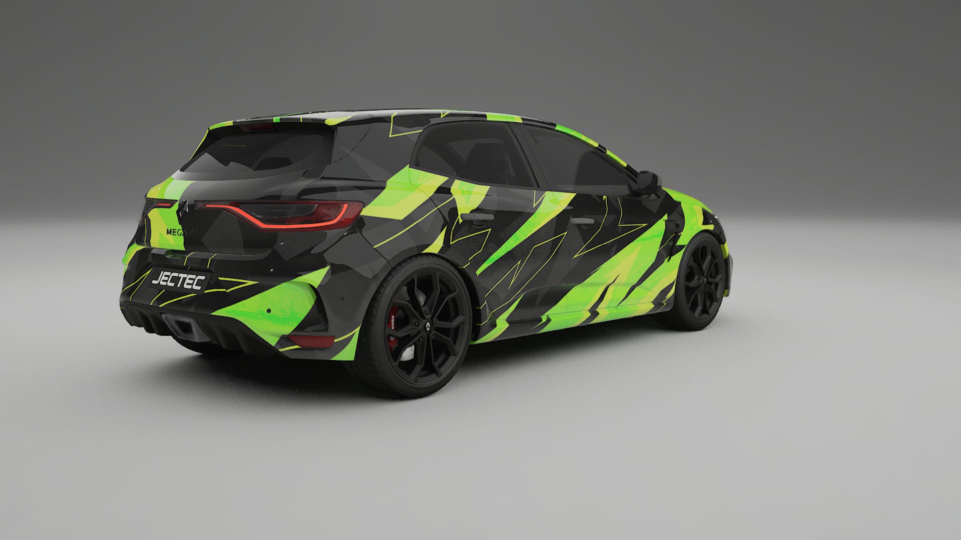 Renault Megane RS IV NINJA TURTLES – Design-Wrap PPF-Kit aus bedruckbarer Polyurethanfolie