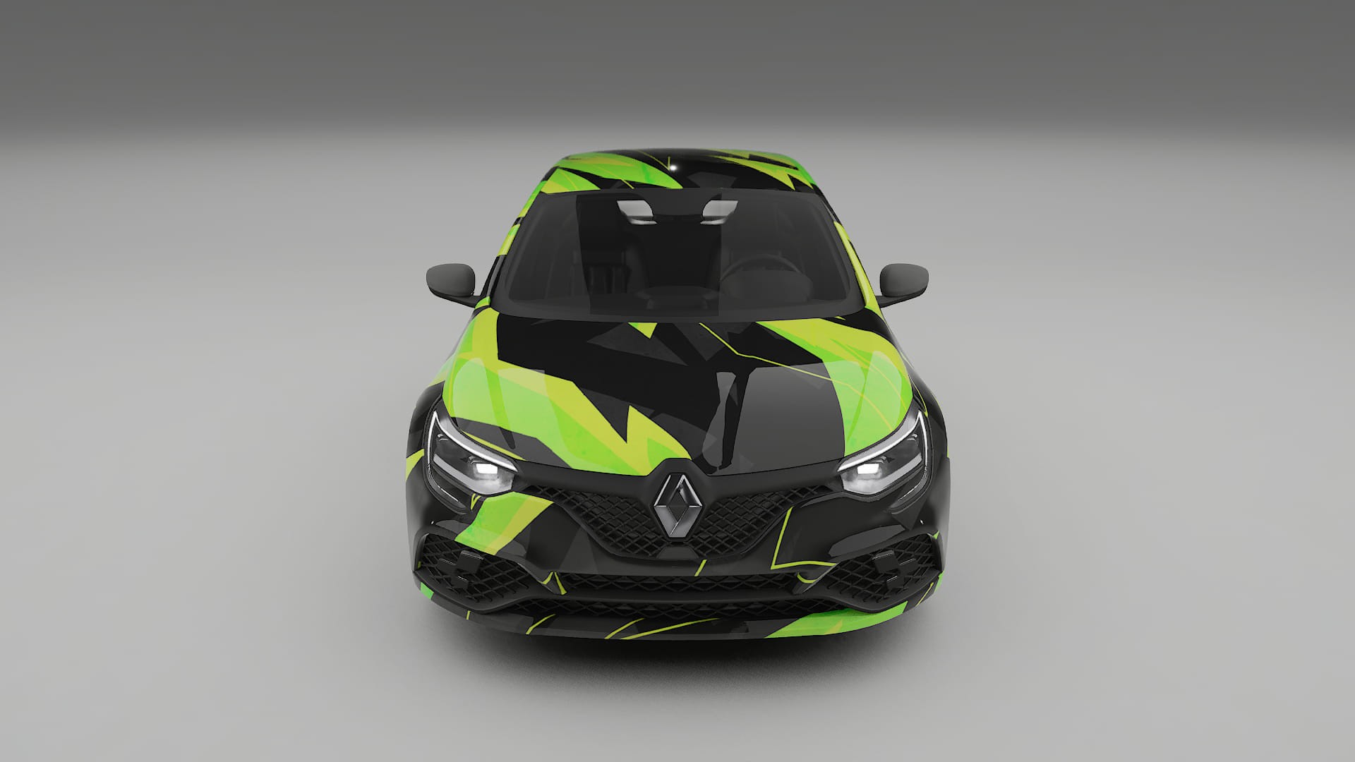 Renault Megane RS IV NINJA TURTLES – Design-Wrap PPF-Kit aus bedruckbarer Polyurethanfolie