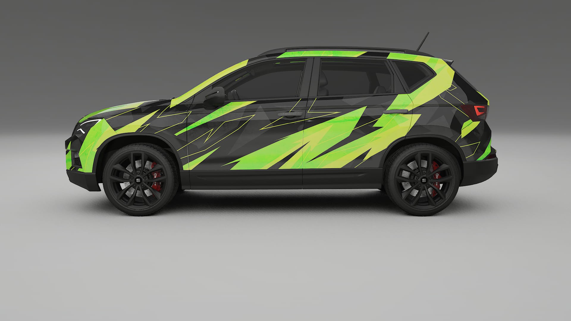 Seat Ateca KH7 NINJA TURTLES Designed Wrap PPF Kit – Printable Polyurethane Film