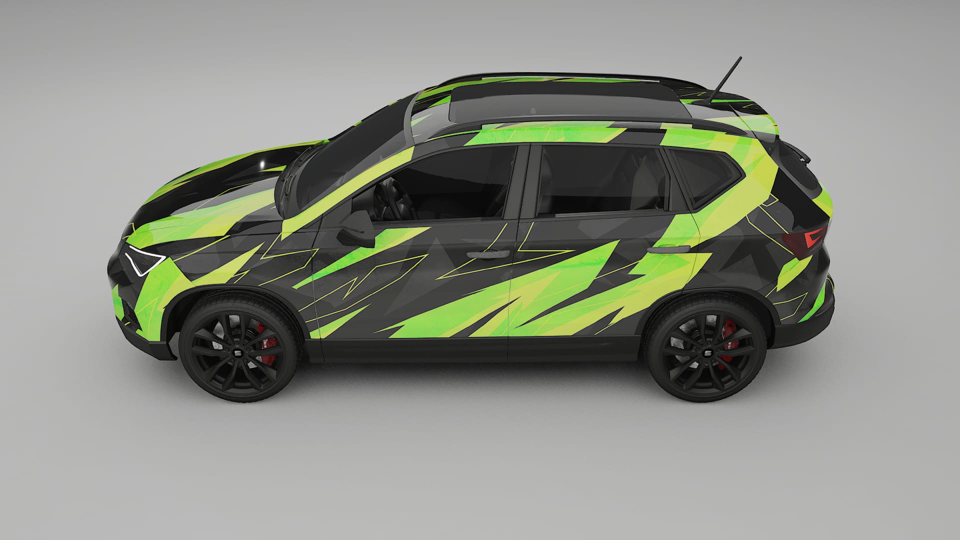 Seat Ateca KH7 NINJA TURTLES Designed Wrap PPF Kit – Printable Polyurethane Film