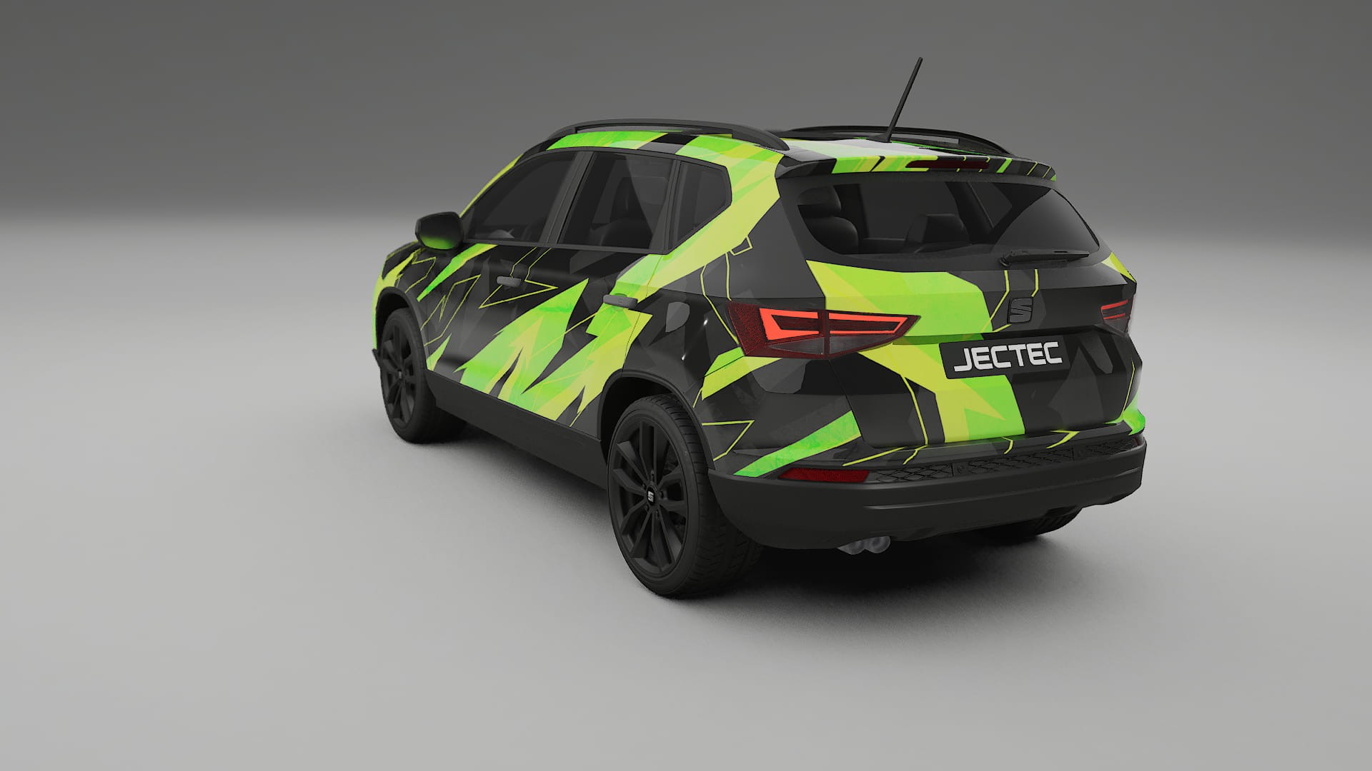 Seat Ateca KH7 NINJA TURTLES – Design-Wrap PPF-Kit aus bedruckbarer Polyurethanfolie