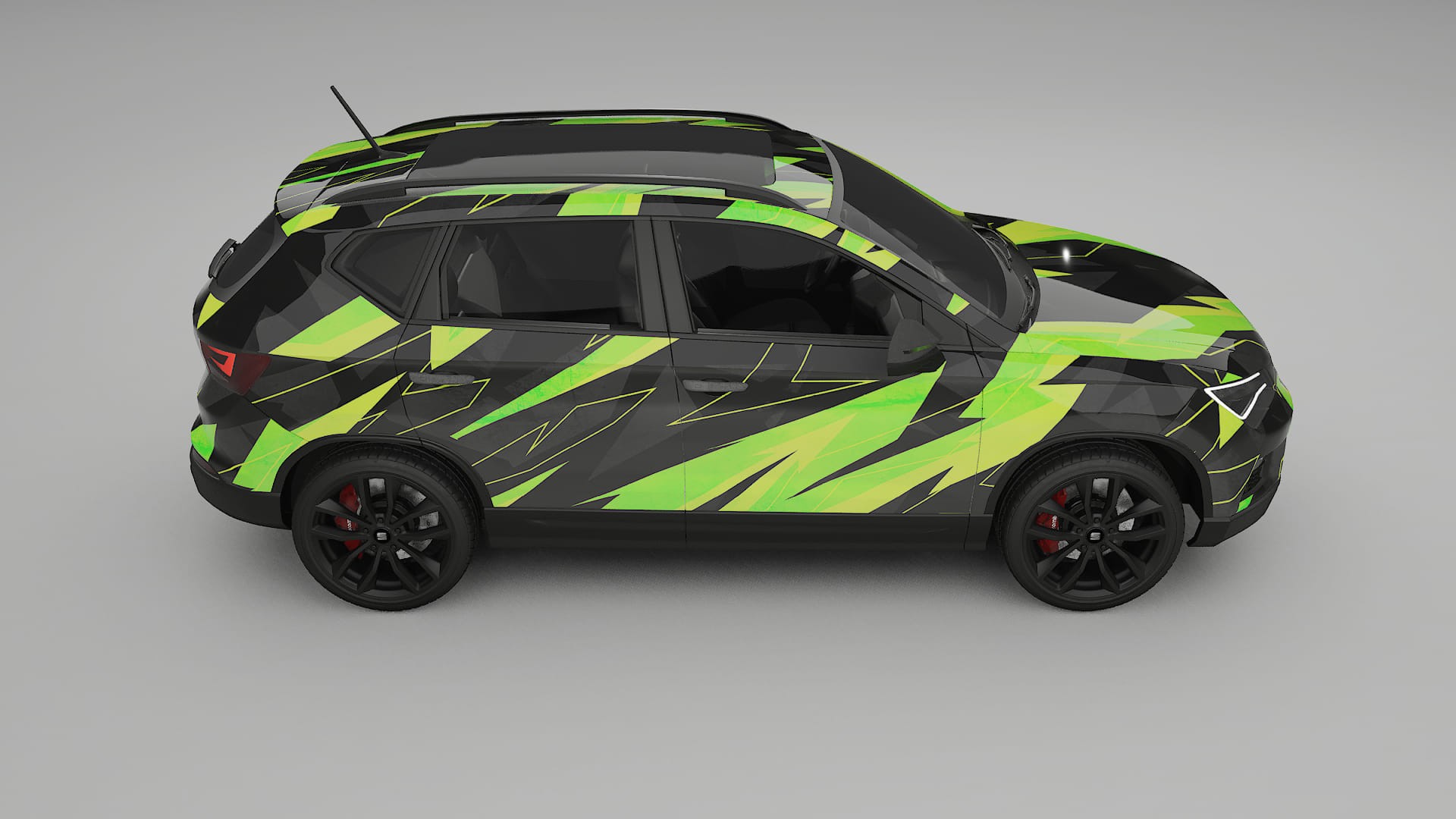 Seat Ateca KH7 NINJA TURTLES Designed Wrap PPF Kit – Printable Polyurethane Film