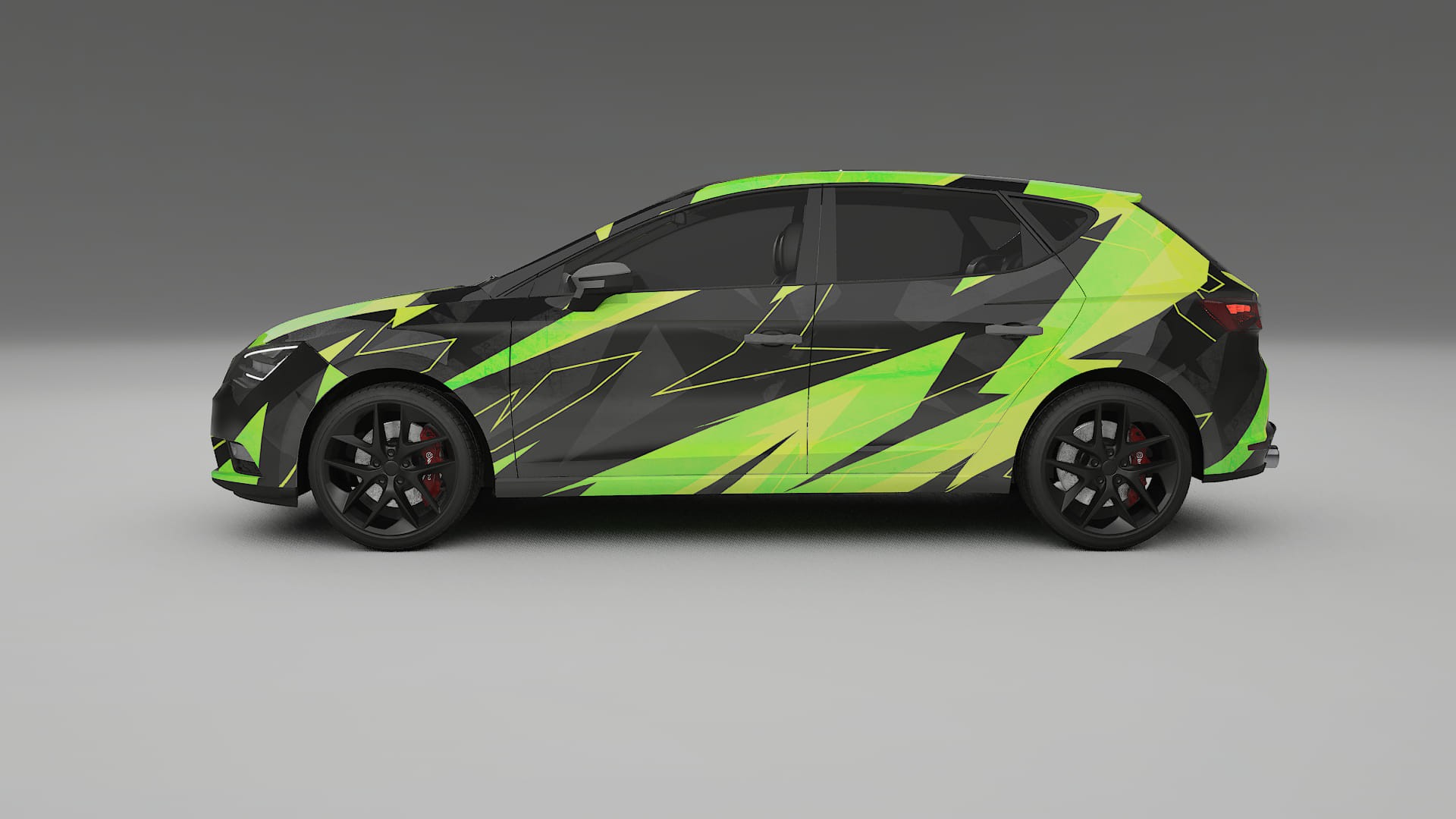 Seat Leon FR 5F NINJA TURTLES Designed Wrap PPF Kit – Printable Polyurethane Film