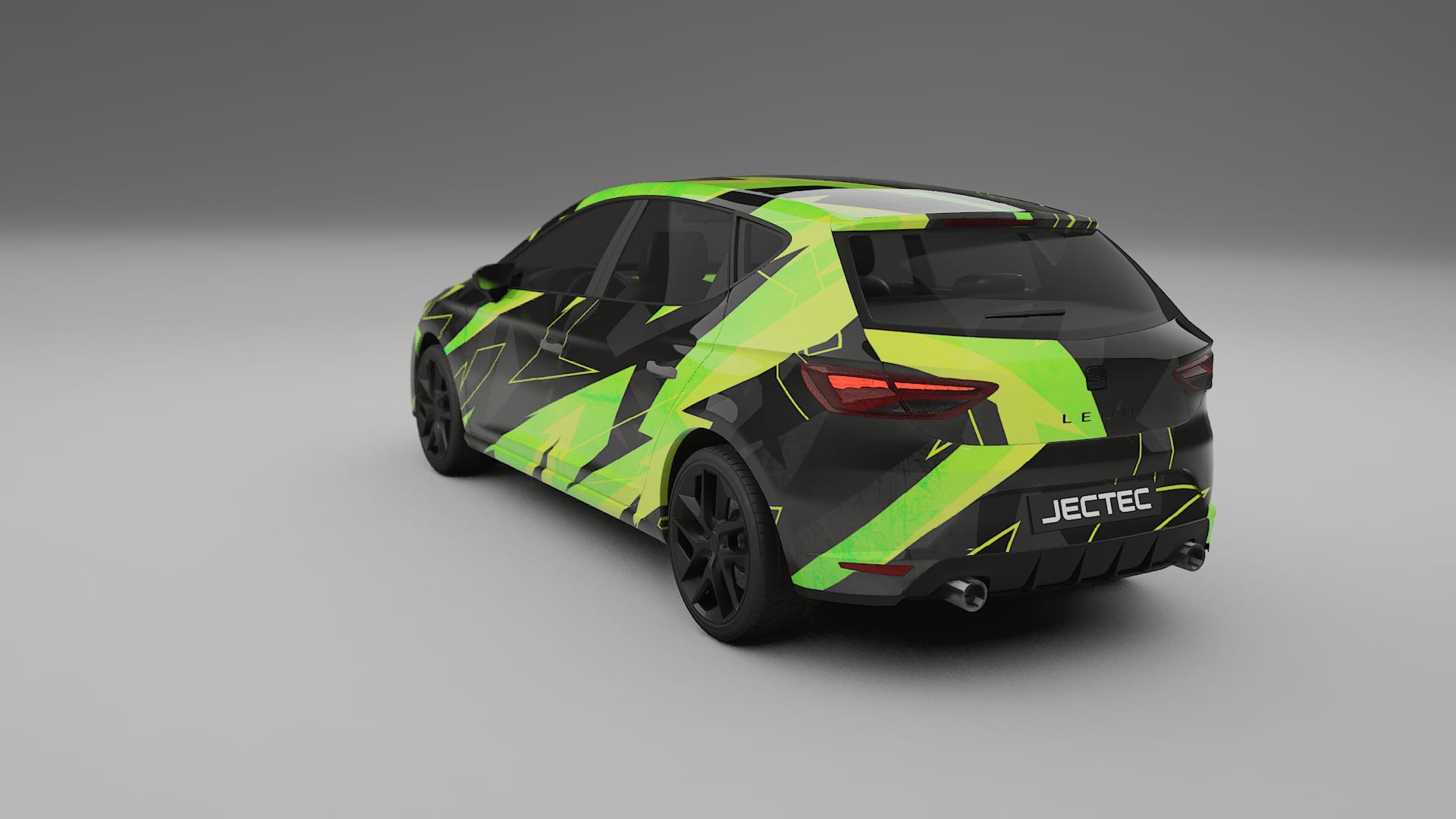Seat Leon FR 5F NINJA TURTLES – Design-Wrap PPF-Kit aus bedruckbarer Polyurethanfolie
