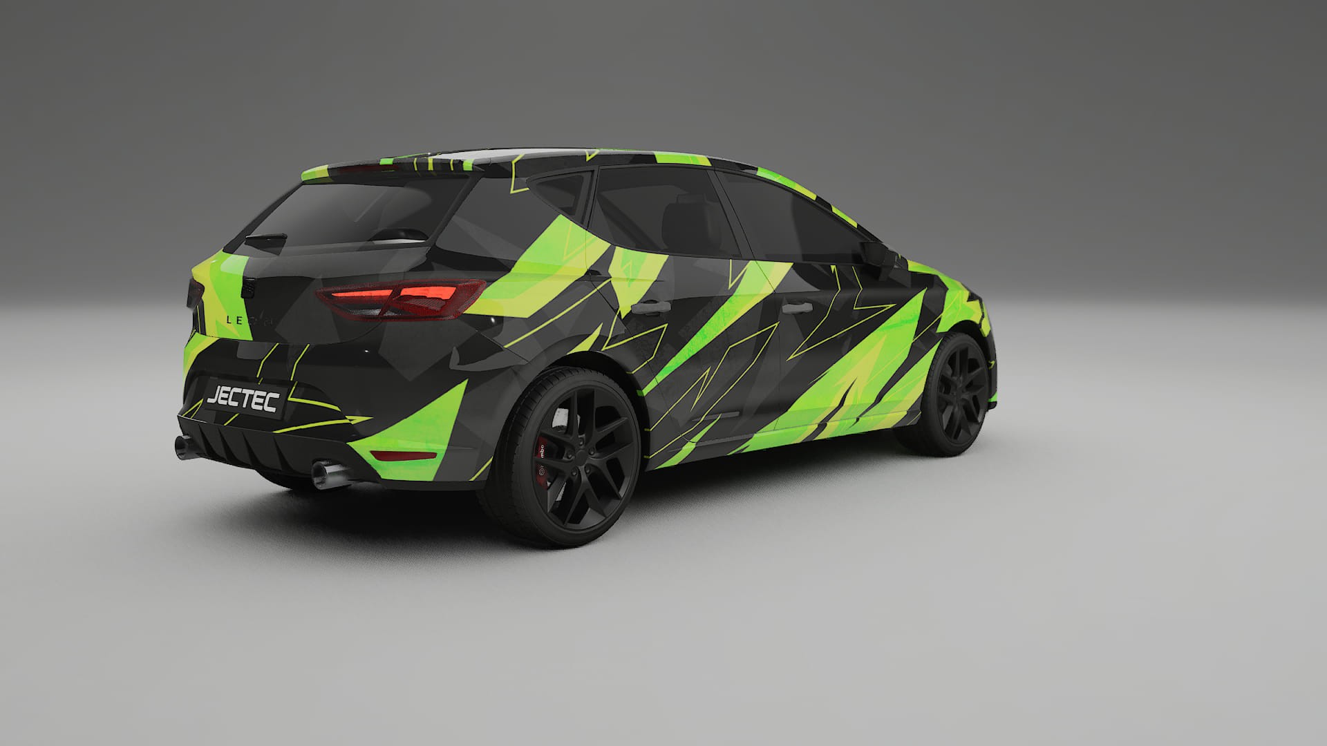 Seat Leon FR 5F NINJA TURTLES – Design-Wrap PPF-Kit aus bedruckbarer Polyurethanfolie