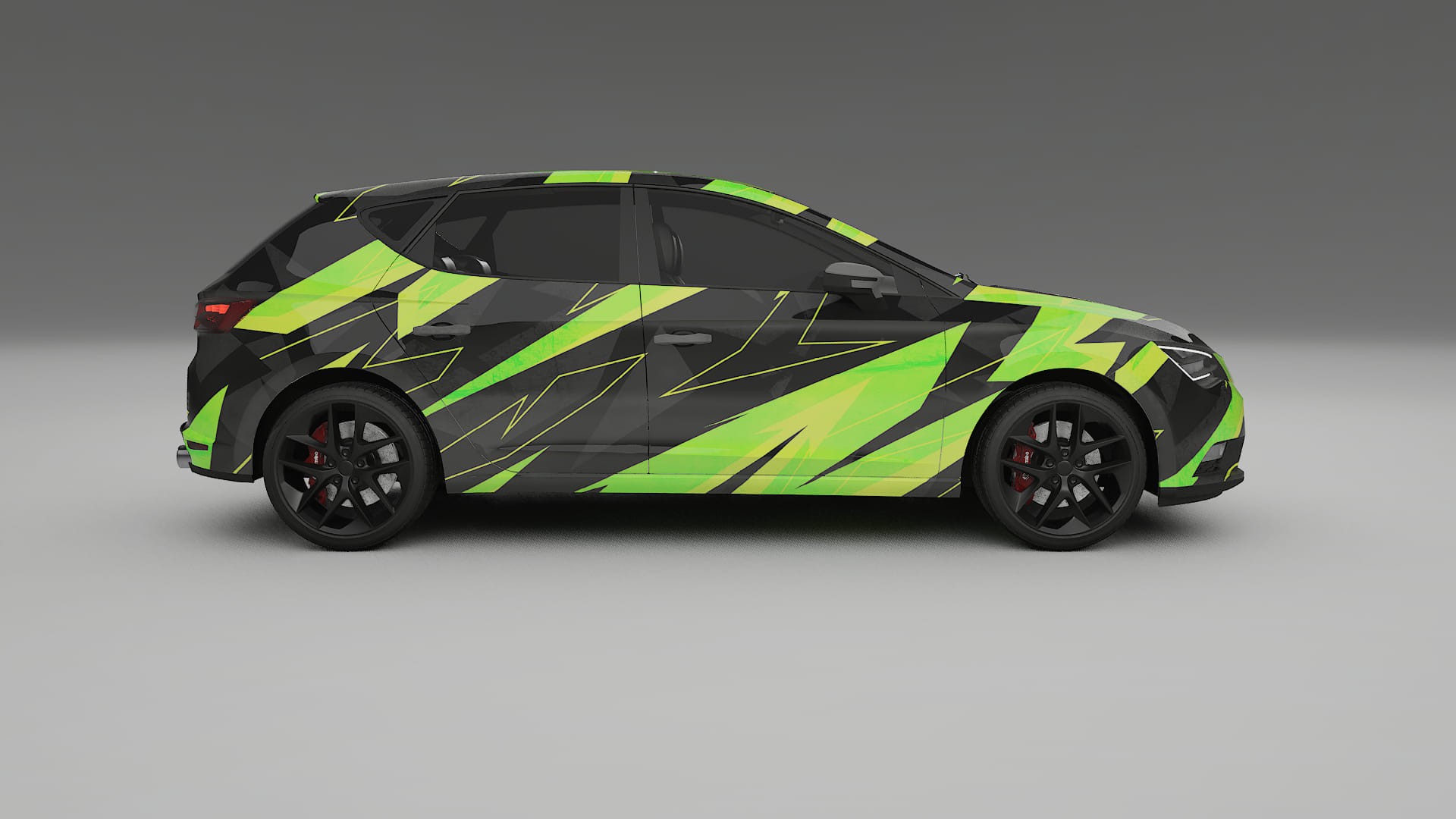Seat Leon FR 5F NINJA TURTLES Designed Wrap PPF Kit – Printable Polyurethane Film