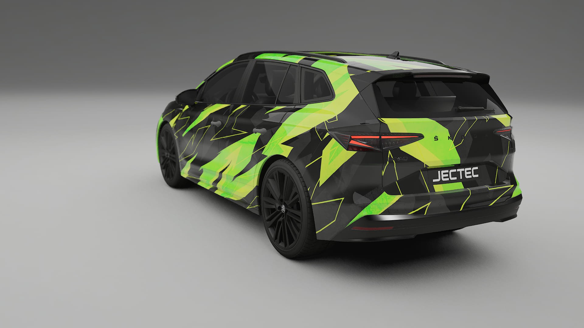 Škoda Enyaq MEB NINJA TURTLES – Design-Wrap PPF-Kit aus bedruckbarer Polyurethanfolie