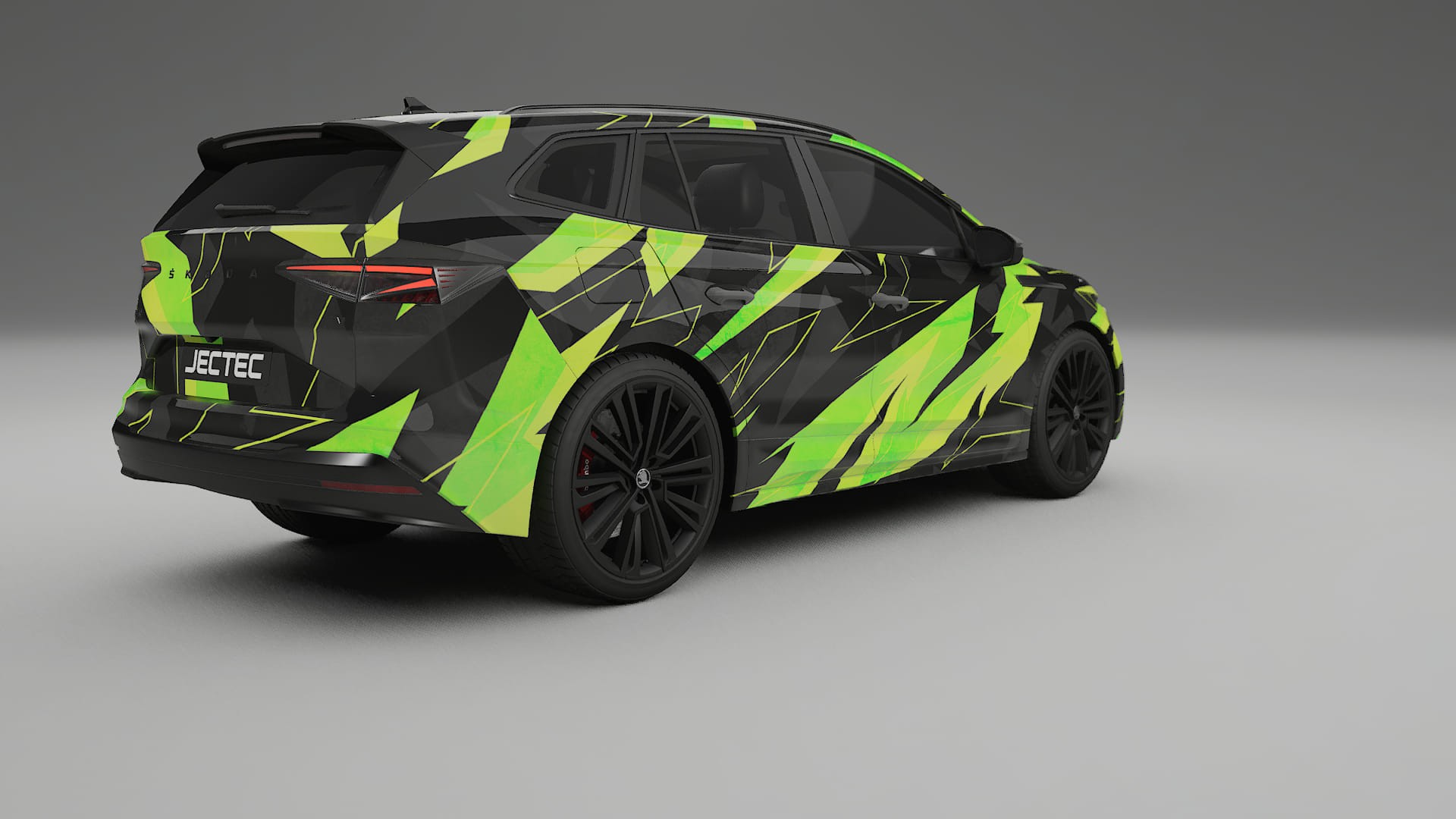 Škoda Enyaq MEB NINJA TURTLES – Design-Wrap PPF-Kit aus bedruckbarer Polyurethanfolie