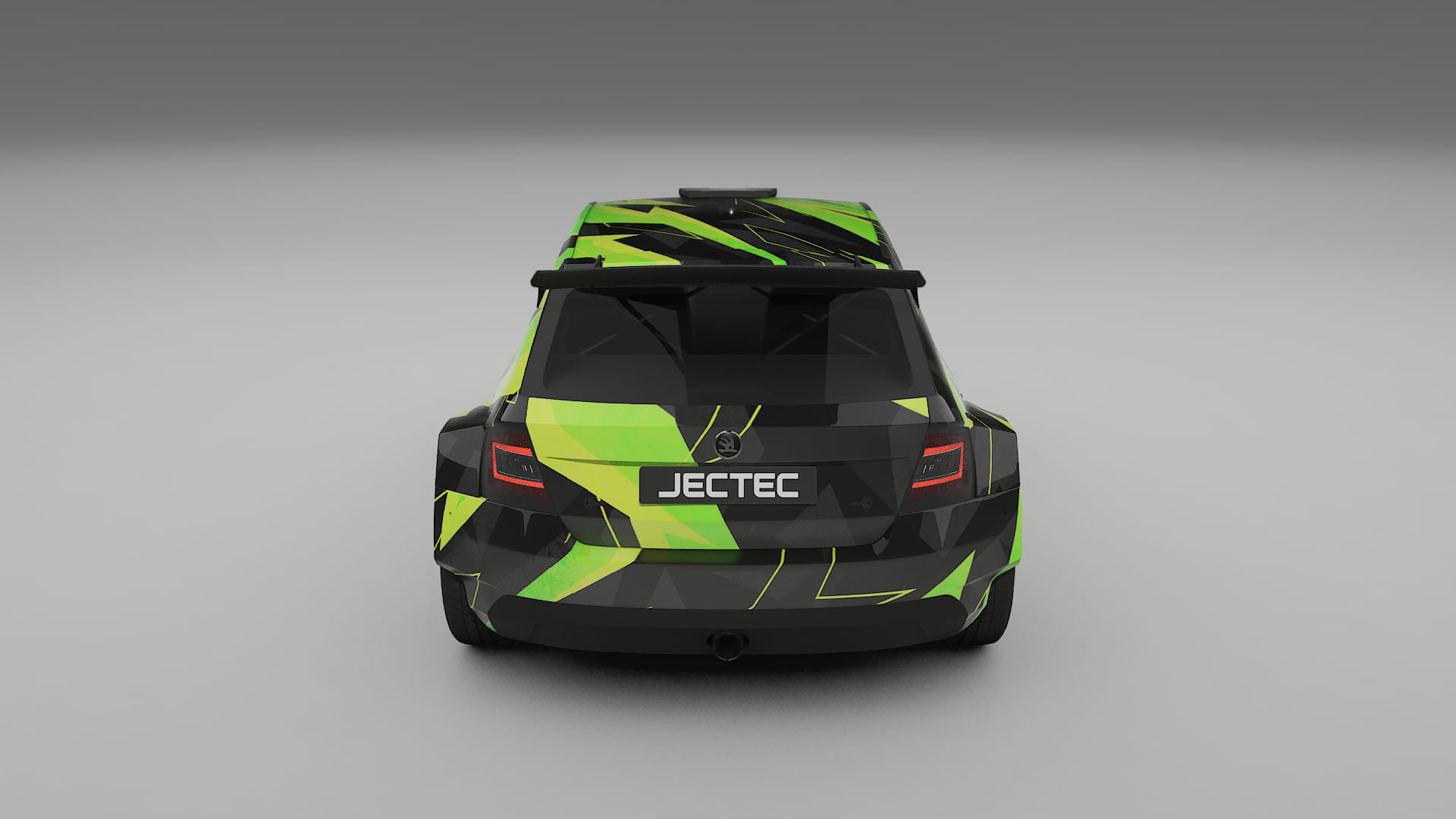 Škoda Fabia R5 6V NINJA TURTLES – Design-Wrap PPF-Kit aus bedruckbarer Polyurethanfolie
