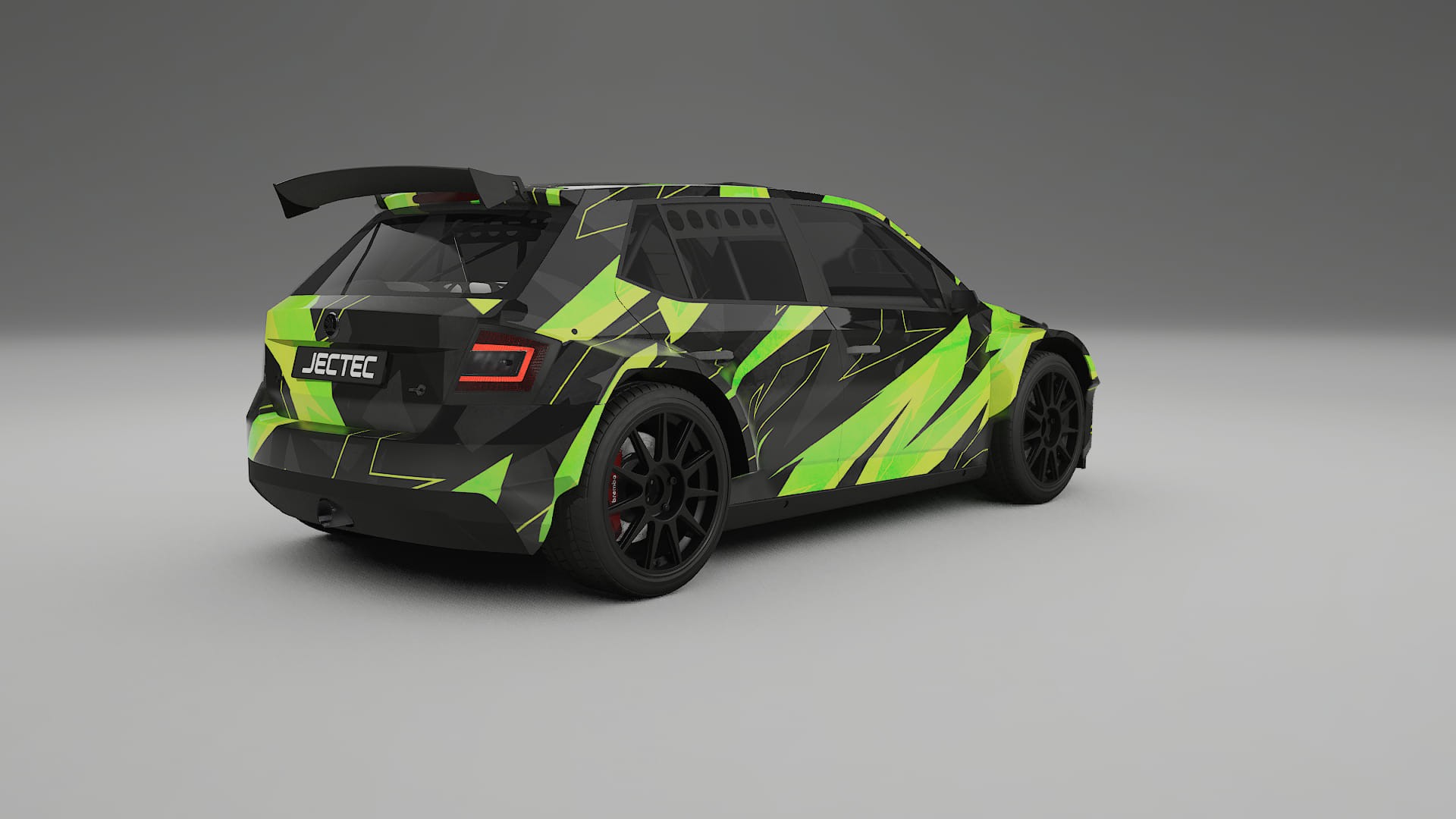 Škoda Fabia R5 6V NINJA TURTLES Designed Wrap PPF Kit – Printable Polyurethane Film
