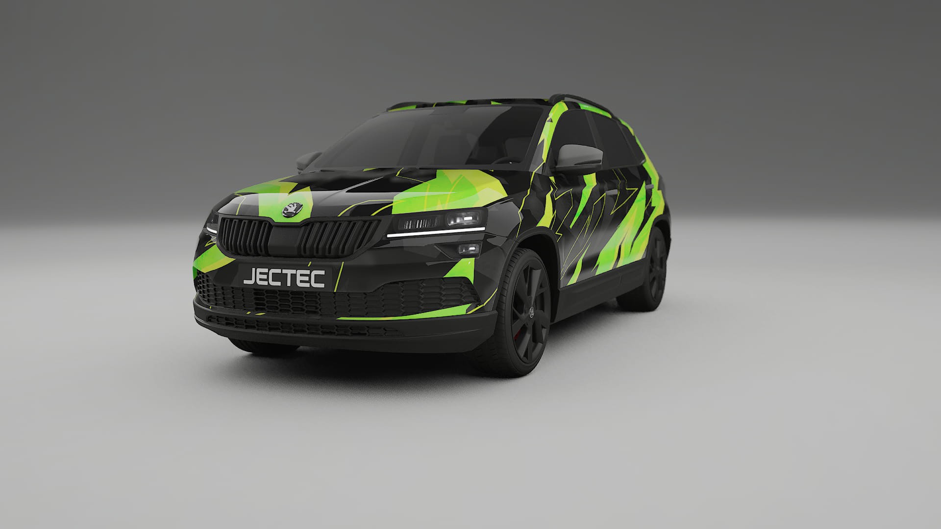 Škoda Karoq NU7 NINJA TURTLES – Design-Wrap PPF-Kit aus bedruckbarer Polyurethanfolie