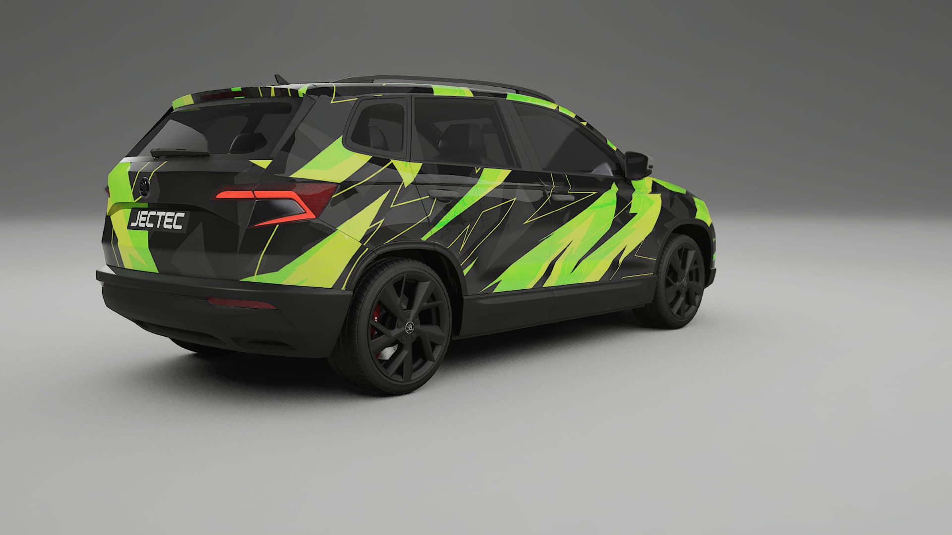 Škoda Karoq NU7 NINJA TURTLES – Design-Wrap PPF-Kit aus bedruckbarer Polyurethanfolie