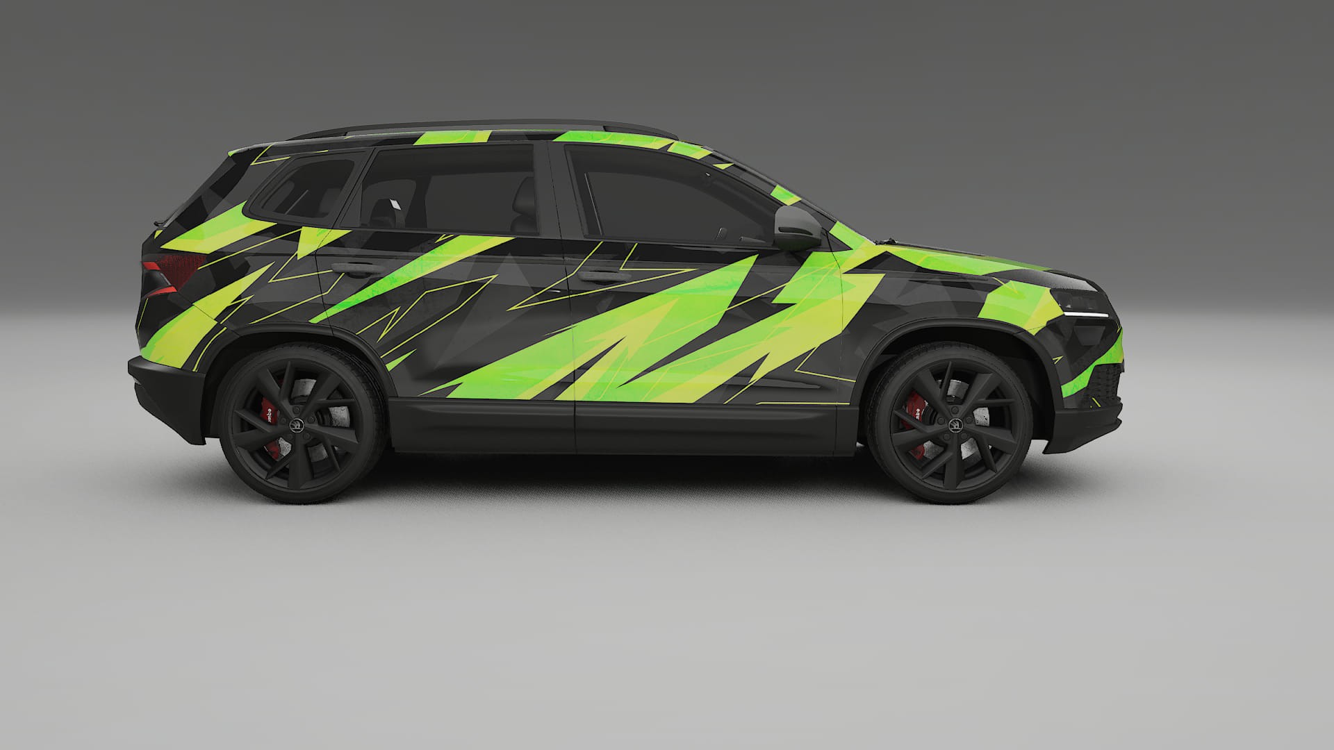 Škoda Karoq NU7 NINJA TURTLES Designed Wrap PPF Kit – Printable Polyurethane Film