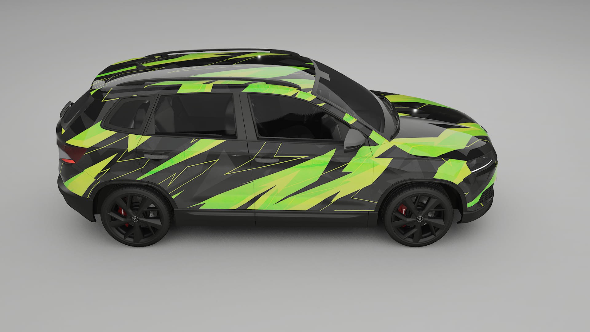 Škoda Karoq NU7 NINJA TURTLES Designed Wrap PPF Kit – Printable Polyurethane Film