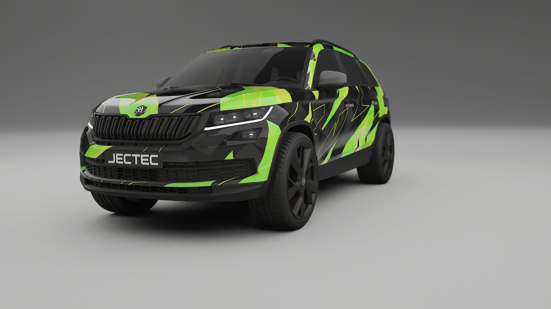 Škoda Kodiaq NS7 NINJA TURTLES Designed Wrap PPF Kit – Printable Polyurethane Film