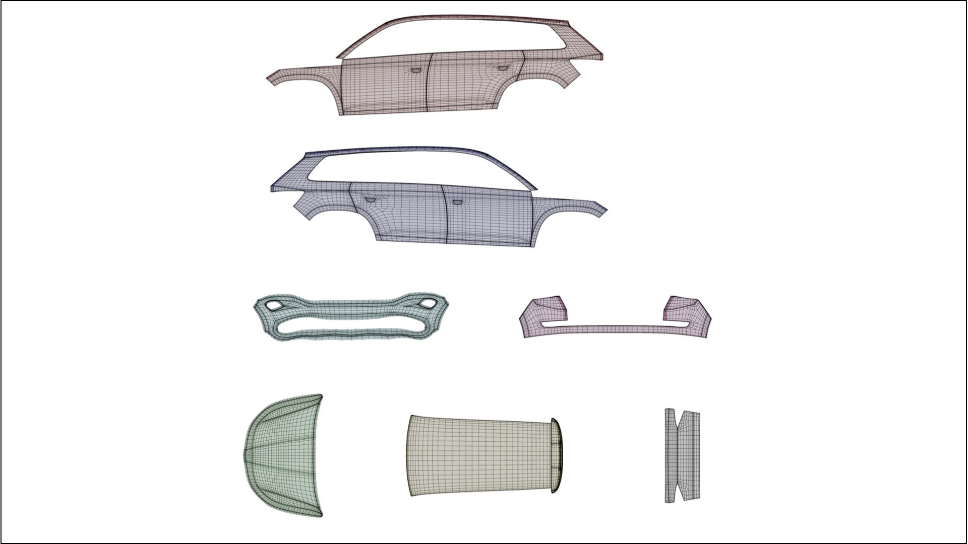 Škoda Kodiaq NS7 NINJA TURTLES Designed Wrap PPF Kit – Printable Polyurethane Film 2
