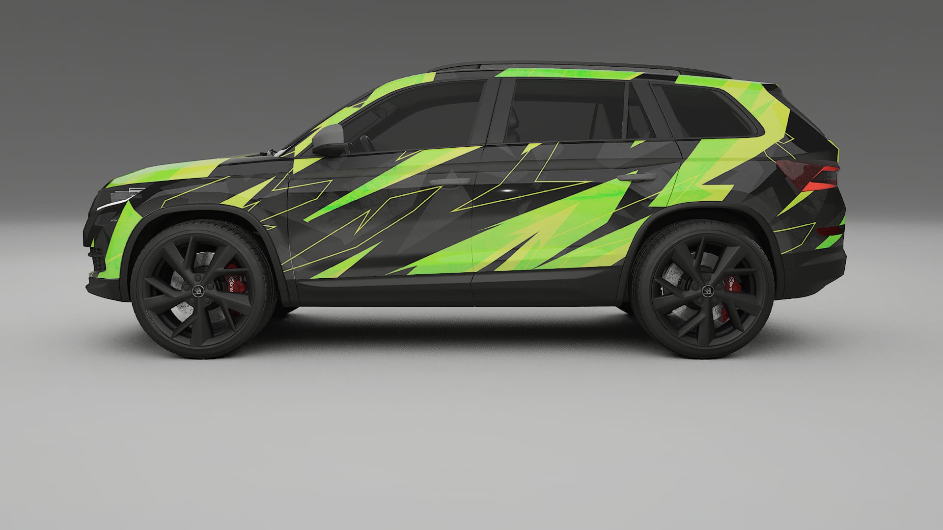 Škoda Kodiaq NS7 NINJA TURTLES Designed Wrap PPF Kit – Printable Polyurethane Film