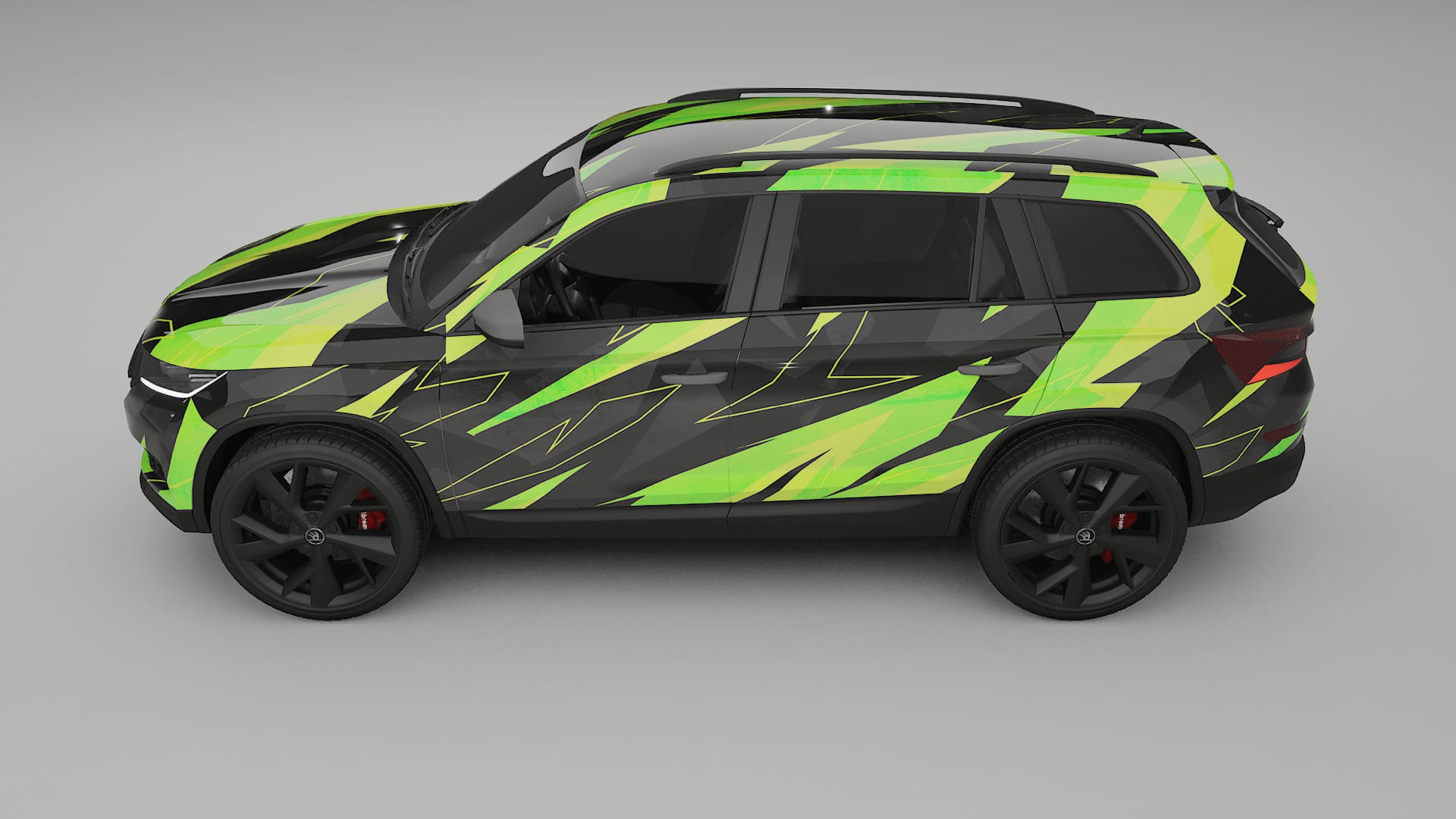 Škoda Kodiaq NS7 NINJA TURTLES Designed Wrap PPF Kit – Printable Polyurethane Film