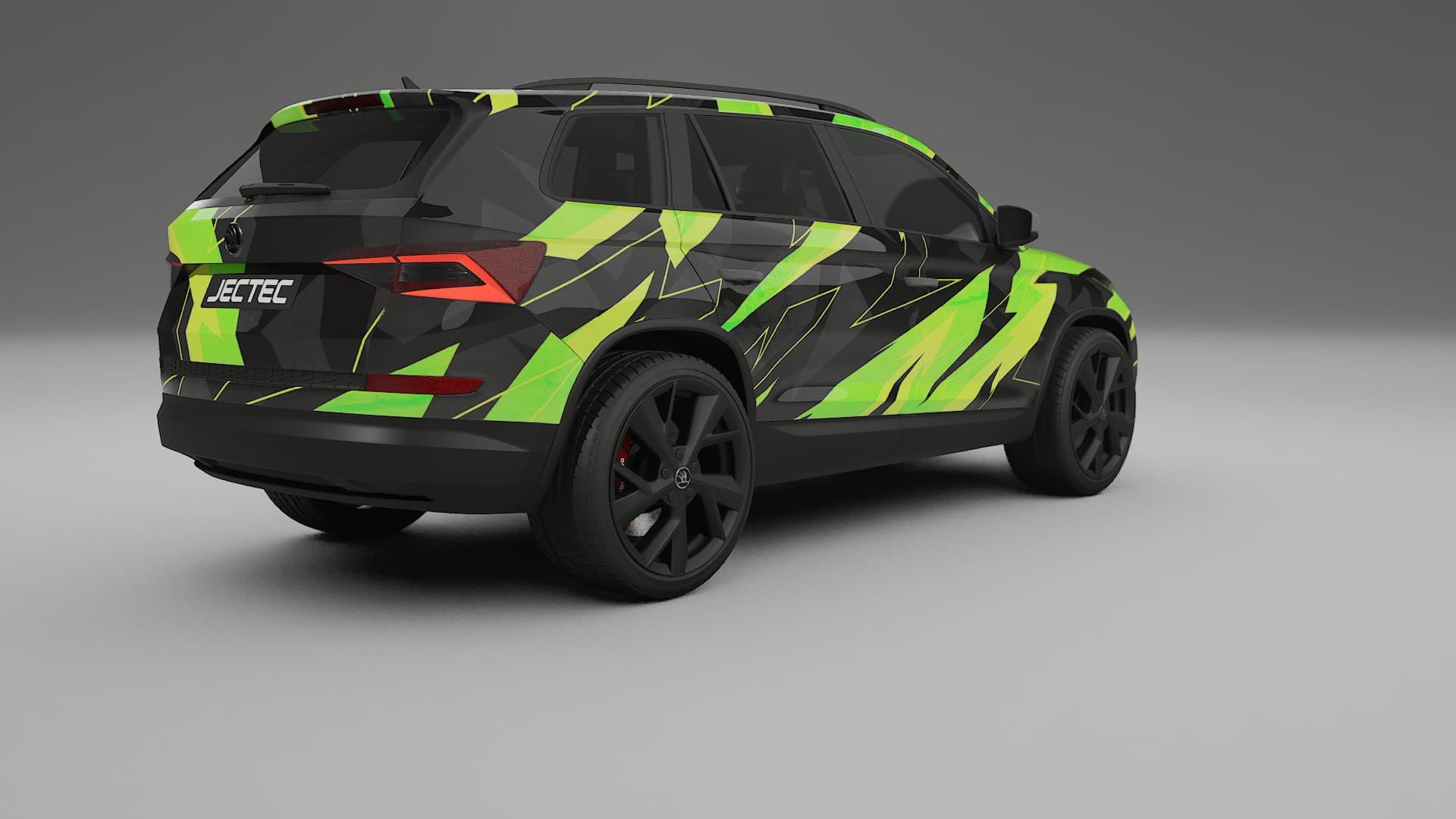 Škoda Kodiaq NS7 NINJA TURTLES – Design-Wrap PPF-Kit aus bedruckbarer Polyurethanfolie