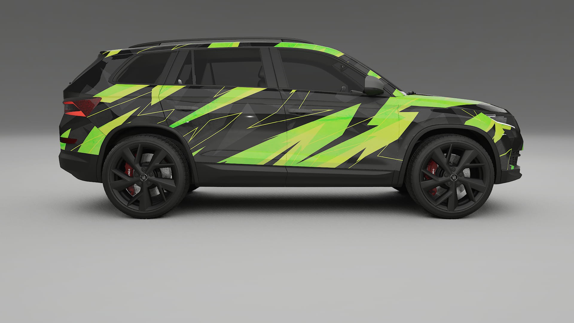 Škoda Kodiaq NS7 NINJA TURTLES Designed Wrap PPF Kit – Printable Polyurethane Film