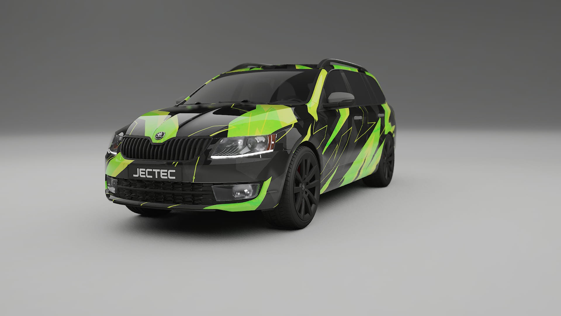 Škoda Octavia combi 5E NINJA TURTLES – Design-Wrap PPF-Kit aus bedruckbarer Polyurethanfolie