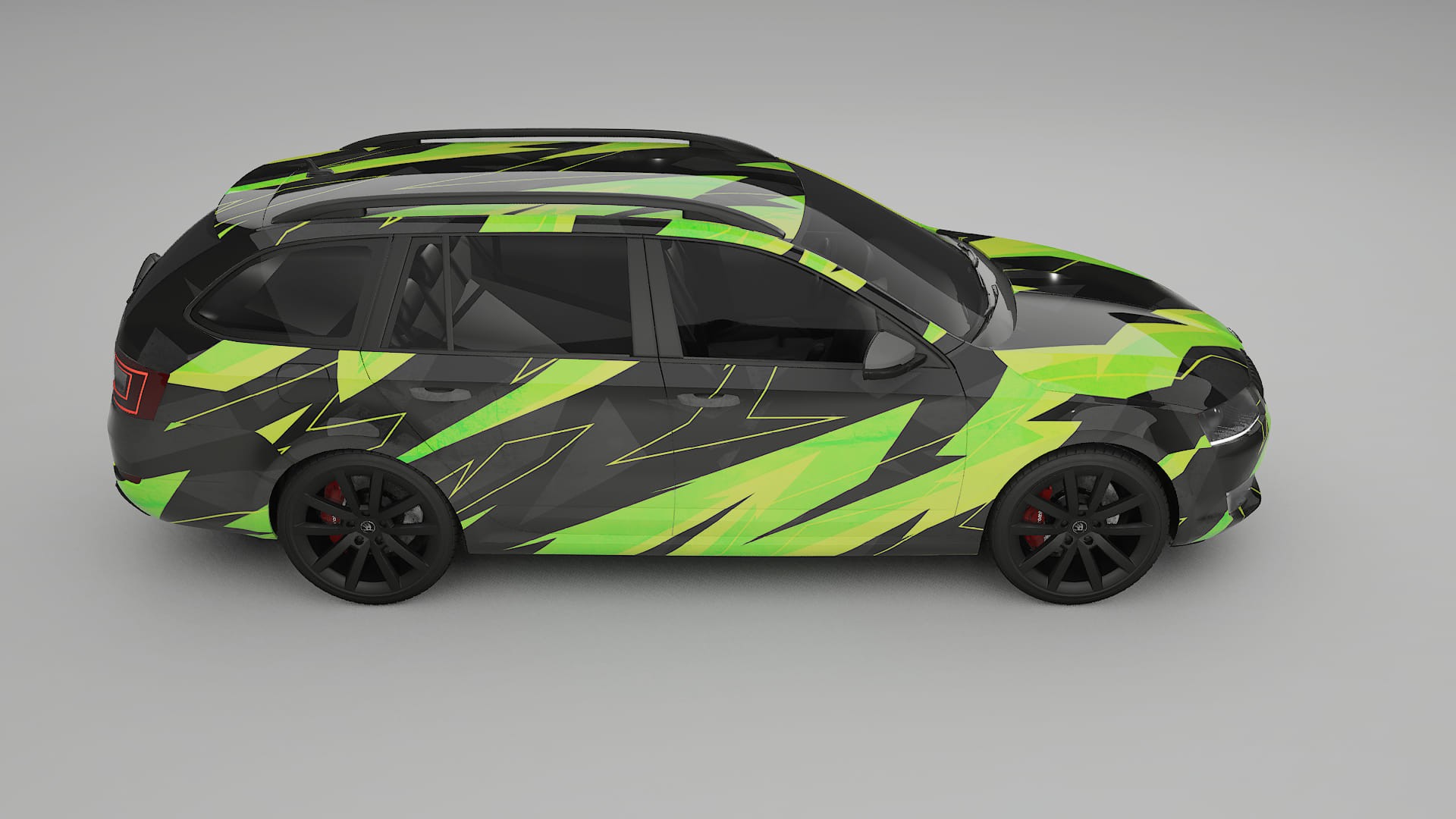 Škoda Octavia combi 5E NINJA TURTLES Designed Wrap PPF Kit – Printable Polyurethane Film