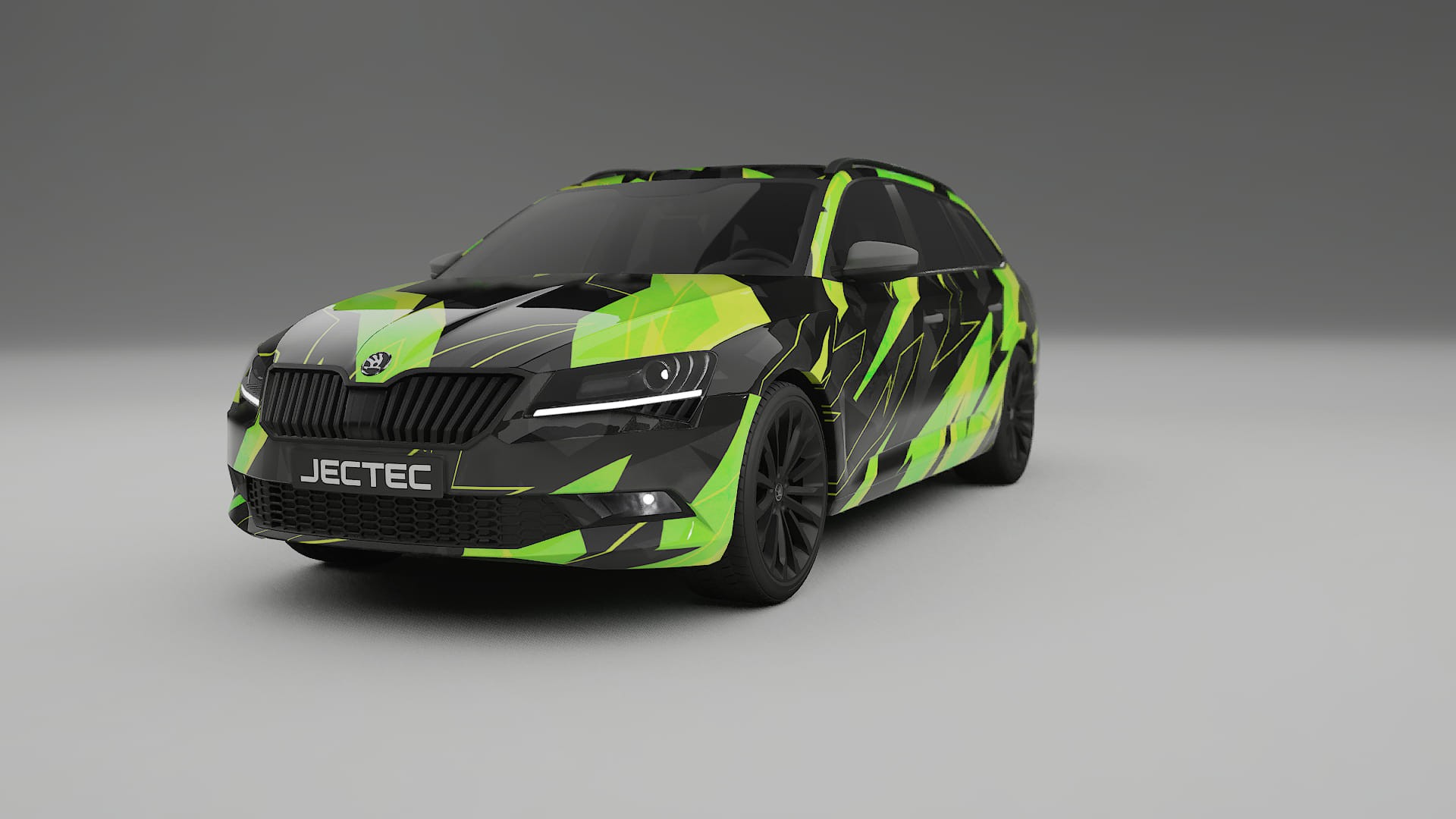 Škoda Superb B8 NINJA TURTLES – Design-Wrap PPF-Kit aus bedruckbarer Polyurethanfolie