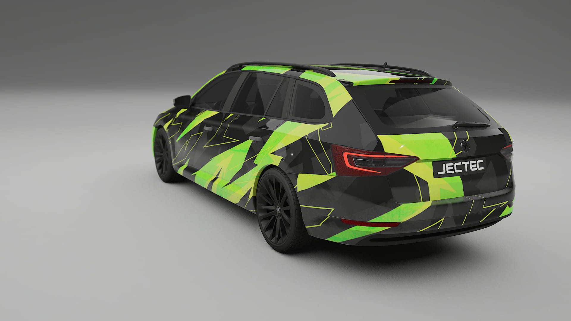 Škoda Superb B8 NINJA TURTLES – Design-Wrap PPF-Kit aus bedruckbarer Polyurethanfolie
