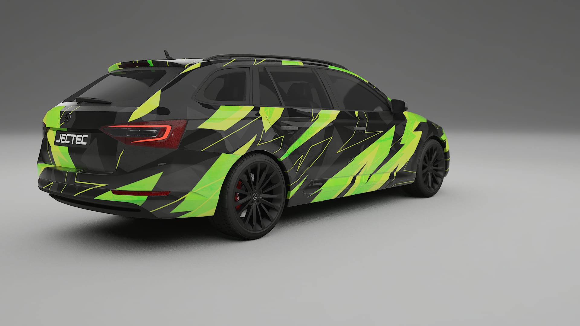 Škoda Superb B8 NINJA TURTLES – Design-Wrap PPF-Kit aus bedruckbarer Polyurethanfolie