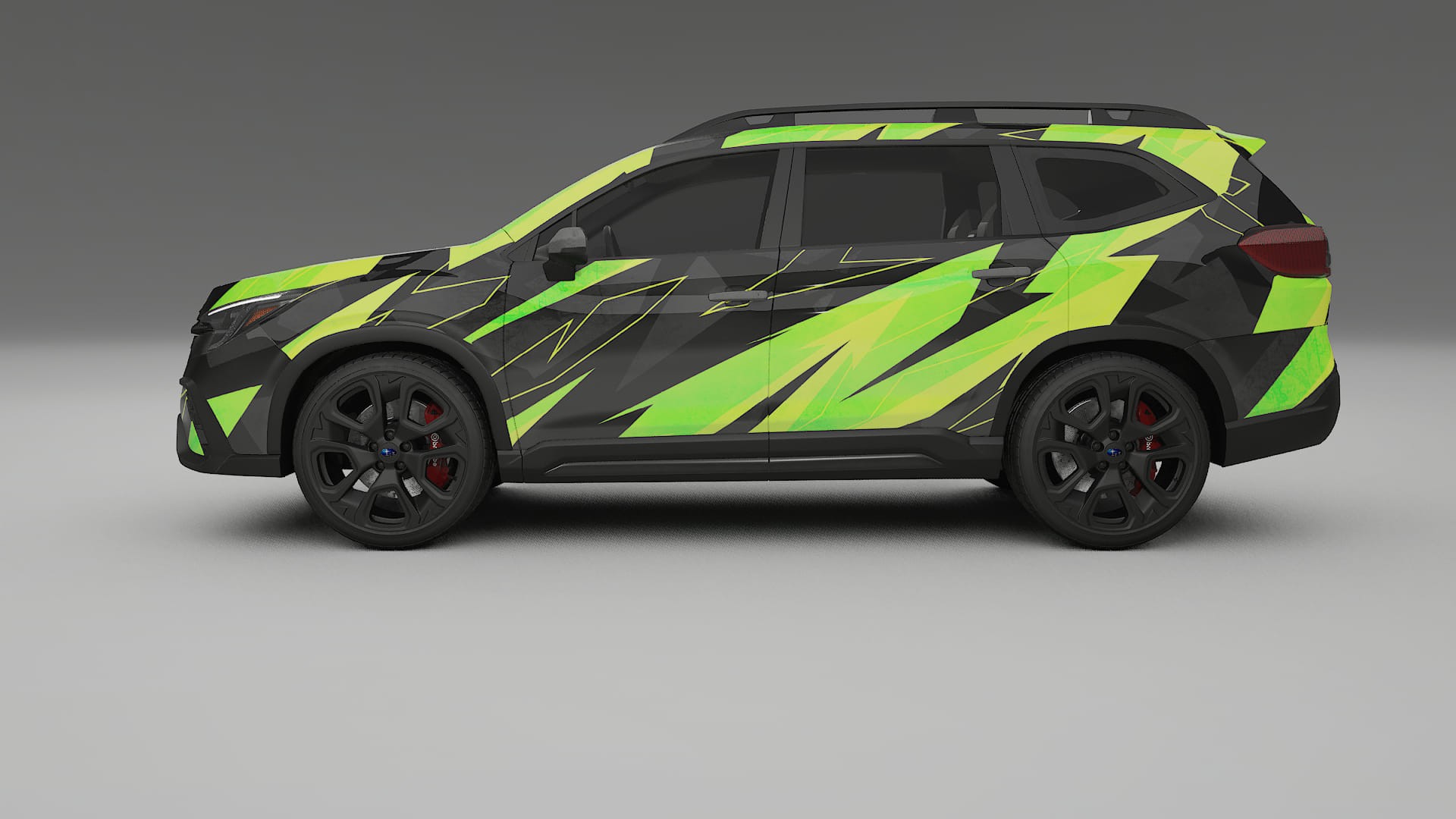 Subaru Ascent BT facelift LCI NINJA TURTLES Designed Wrap PPF Kit – Printable Polyurethane Film
