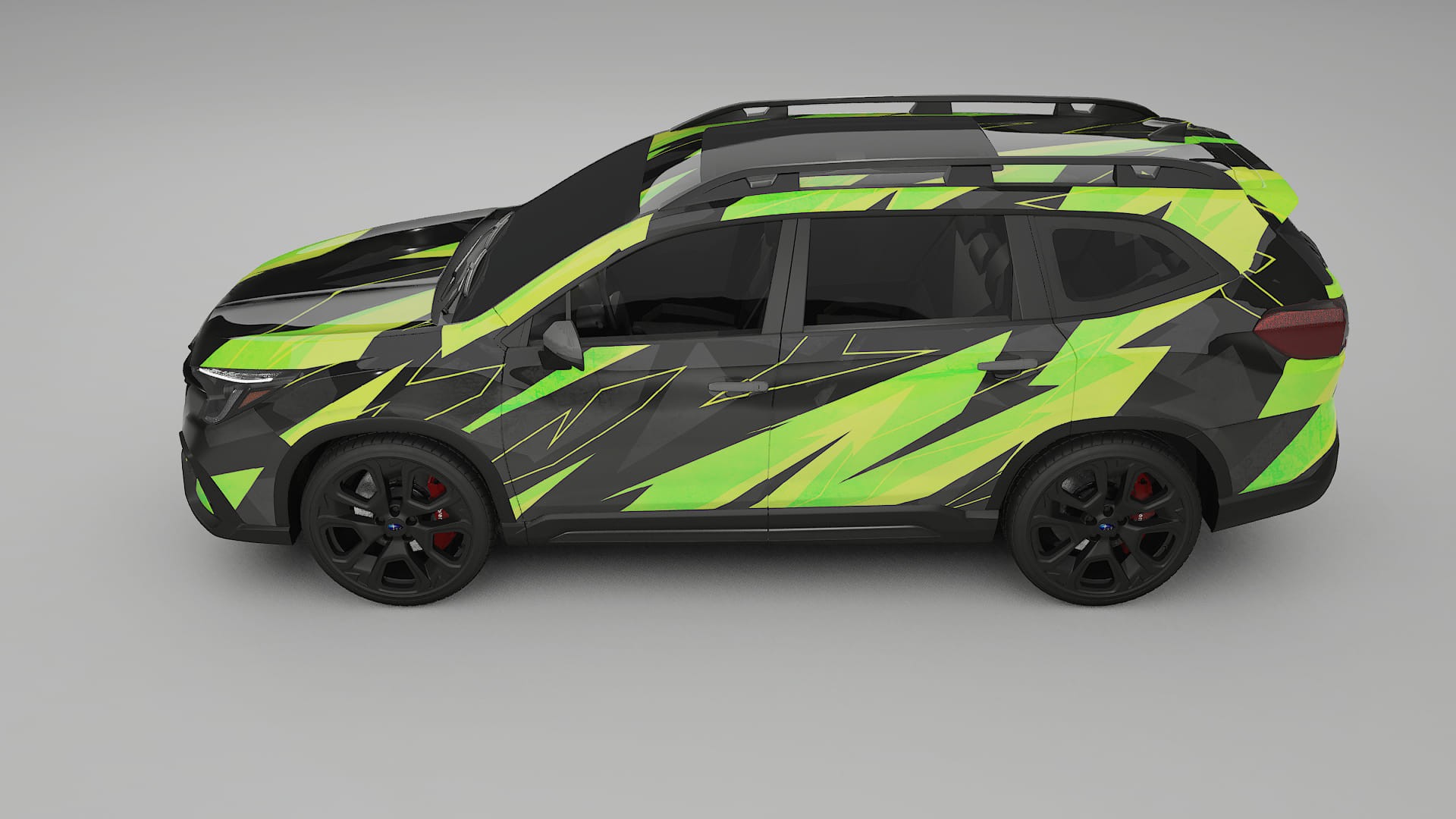 Subaru Ascent BT facelift LCI NINJA TURTLES Designed Wrap PPF Kit – Printable Polyurethane Film